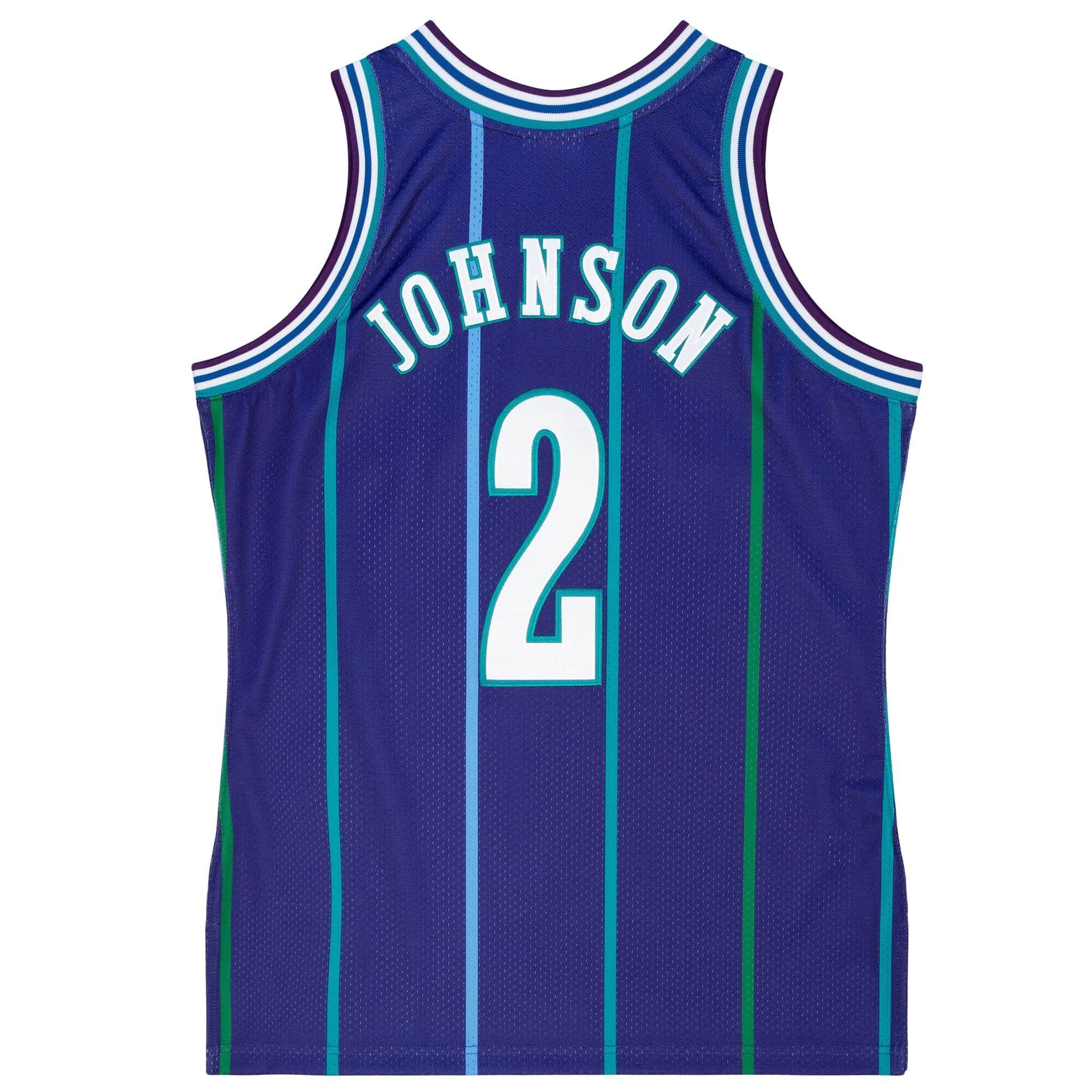 Authentic Larry Johnson Charlotte Hornets Alternate 1994-95 Jersey