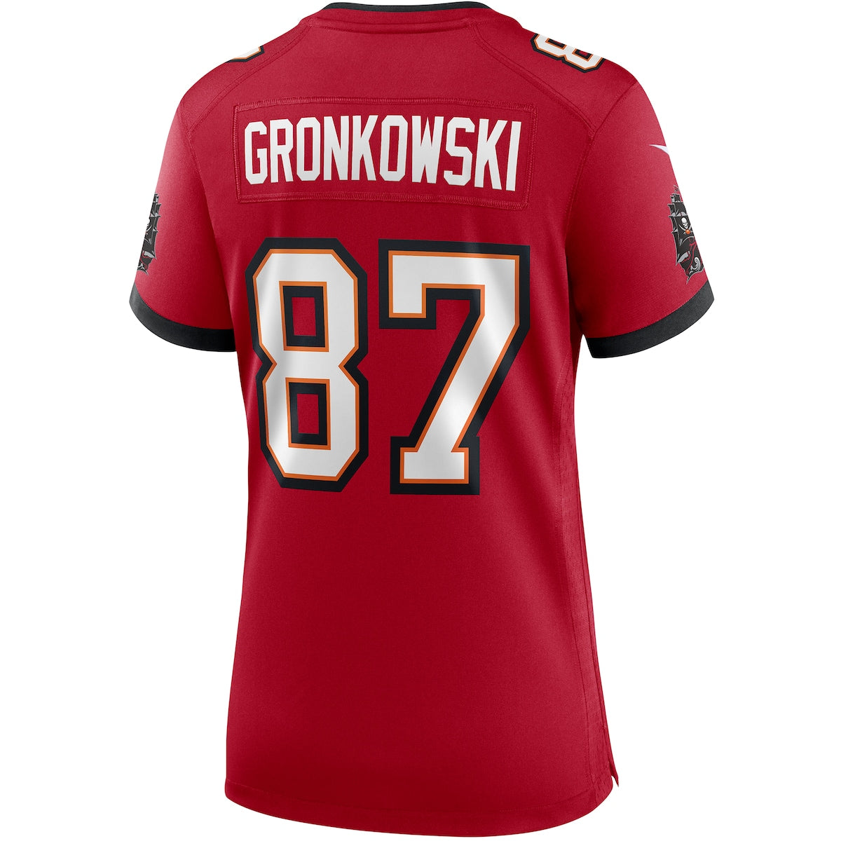 Women's Rob Gronkowski Nike Buccaneers Throwback Game Jersey - Red