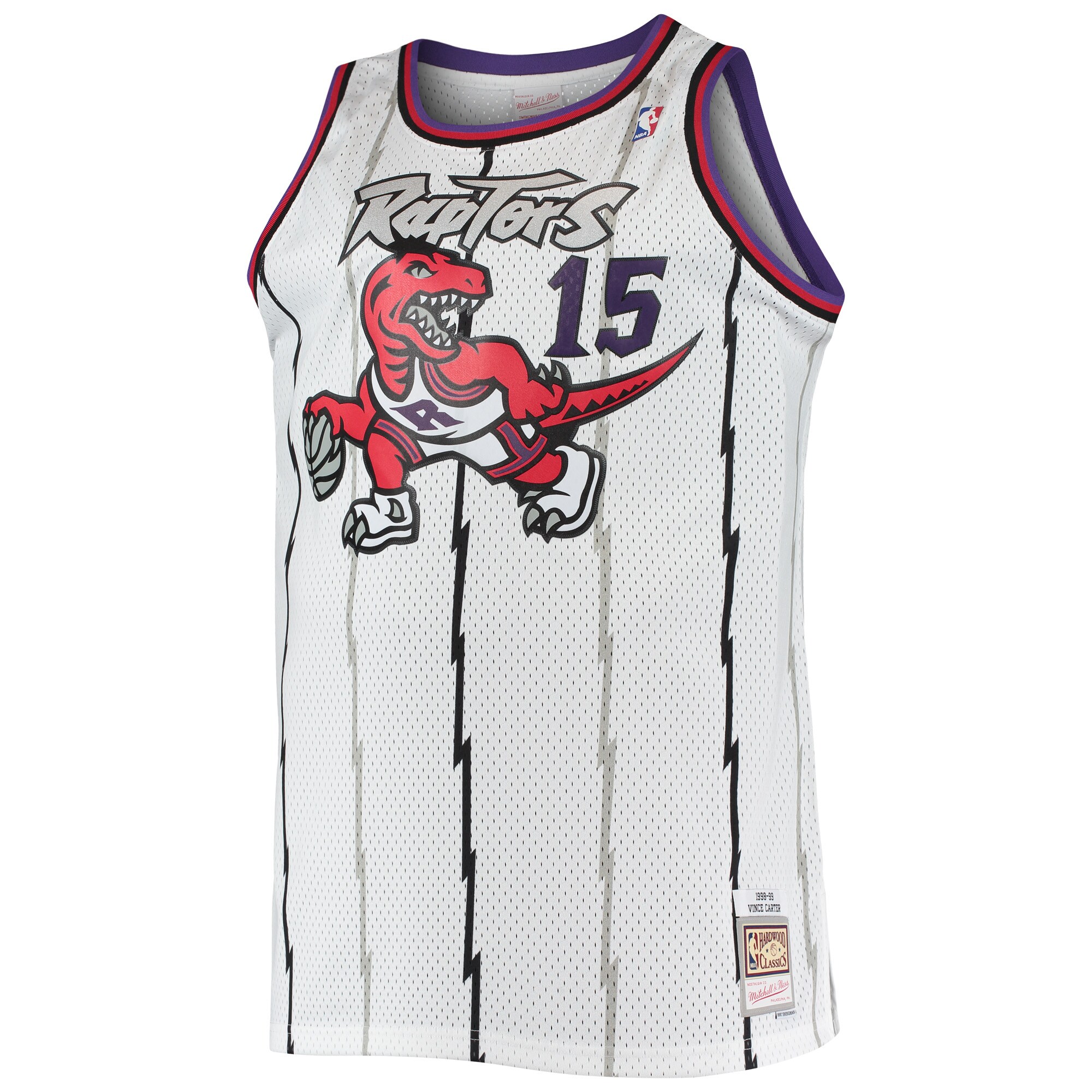 Vince Carter Toronto Raptors Mitchell & Ness Big & Tall Hardwood Classics Swingman Jersey - White