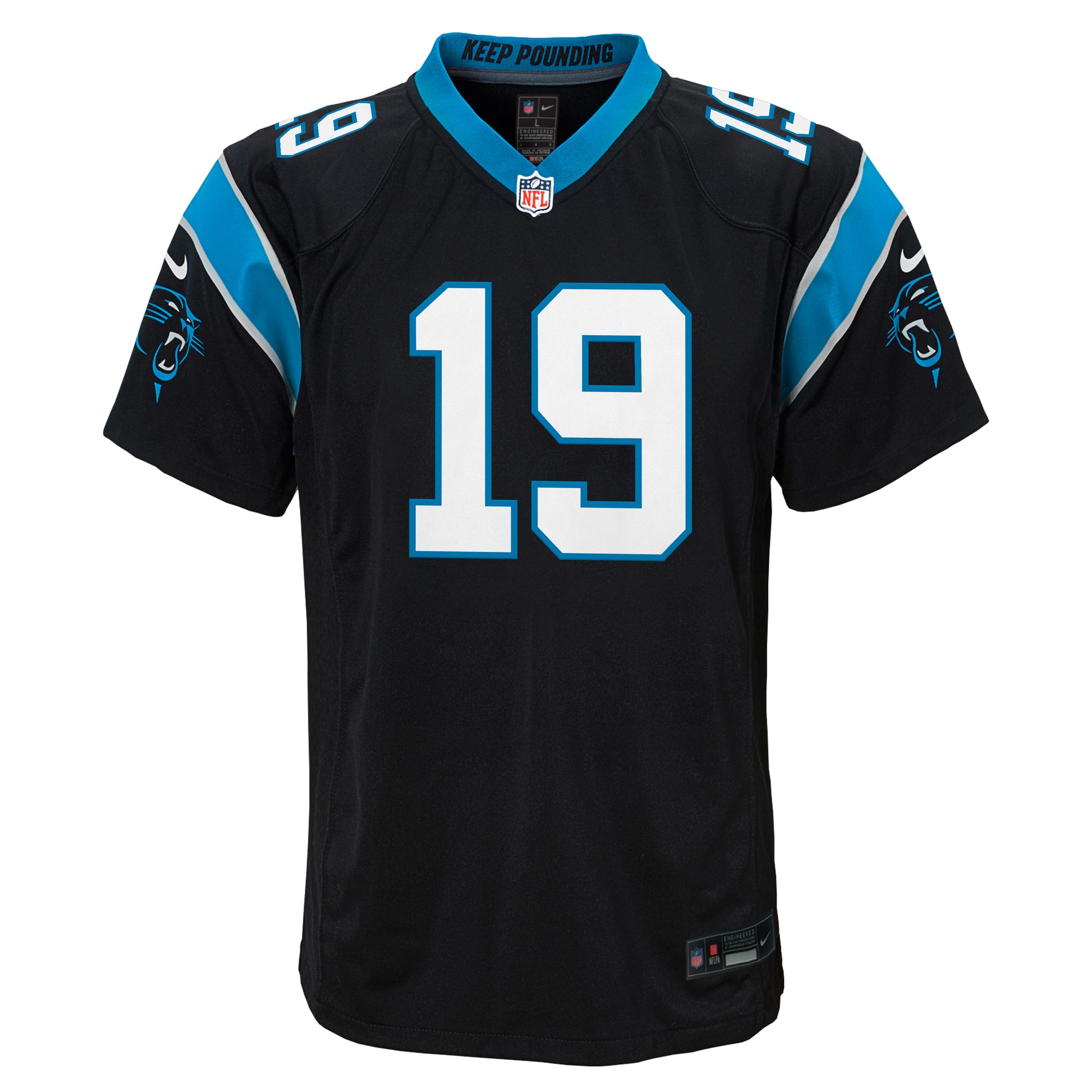 Adam Thielen Carolina Panthers Nike Youth Game Jersey - Black