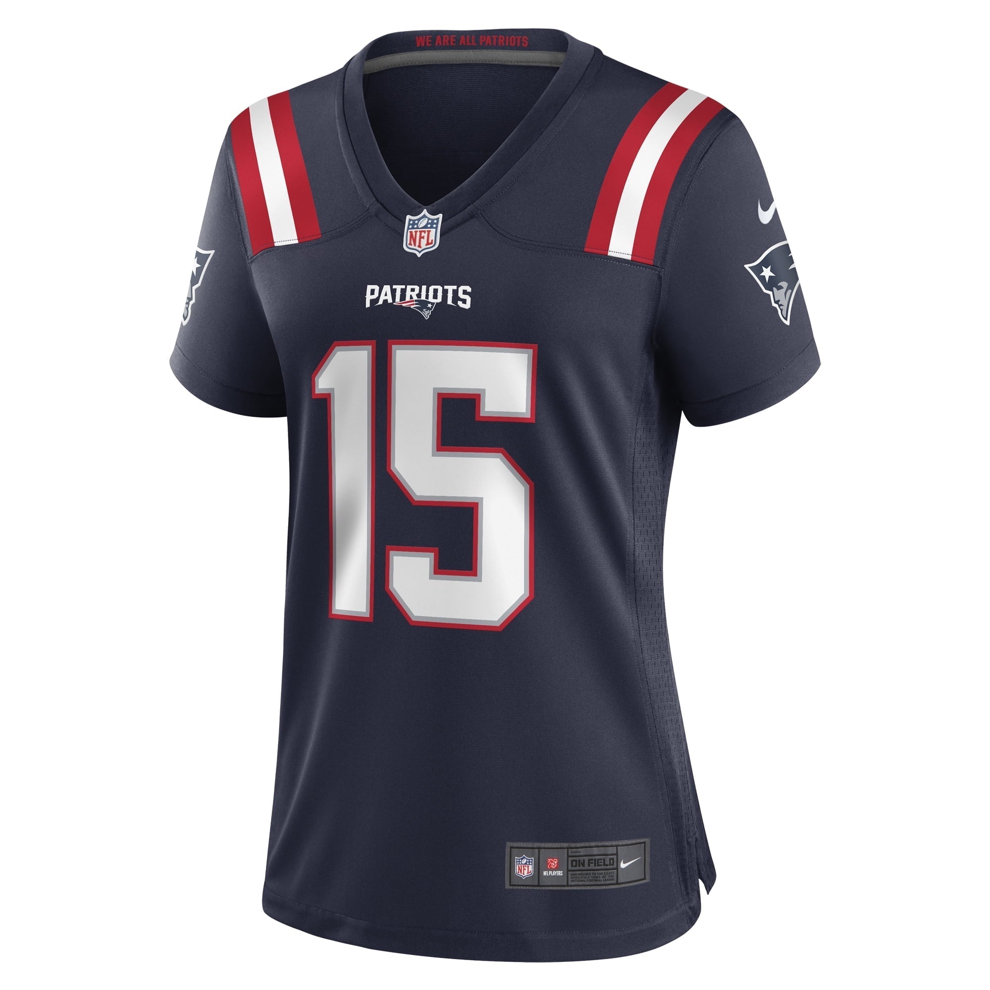 Women's Nike Corliss Waitman Navy New England Patriots Game Jersey