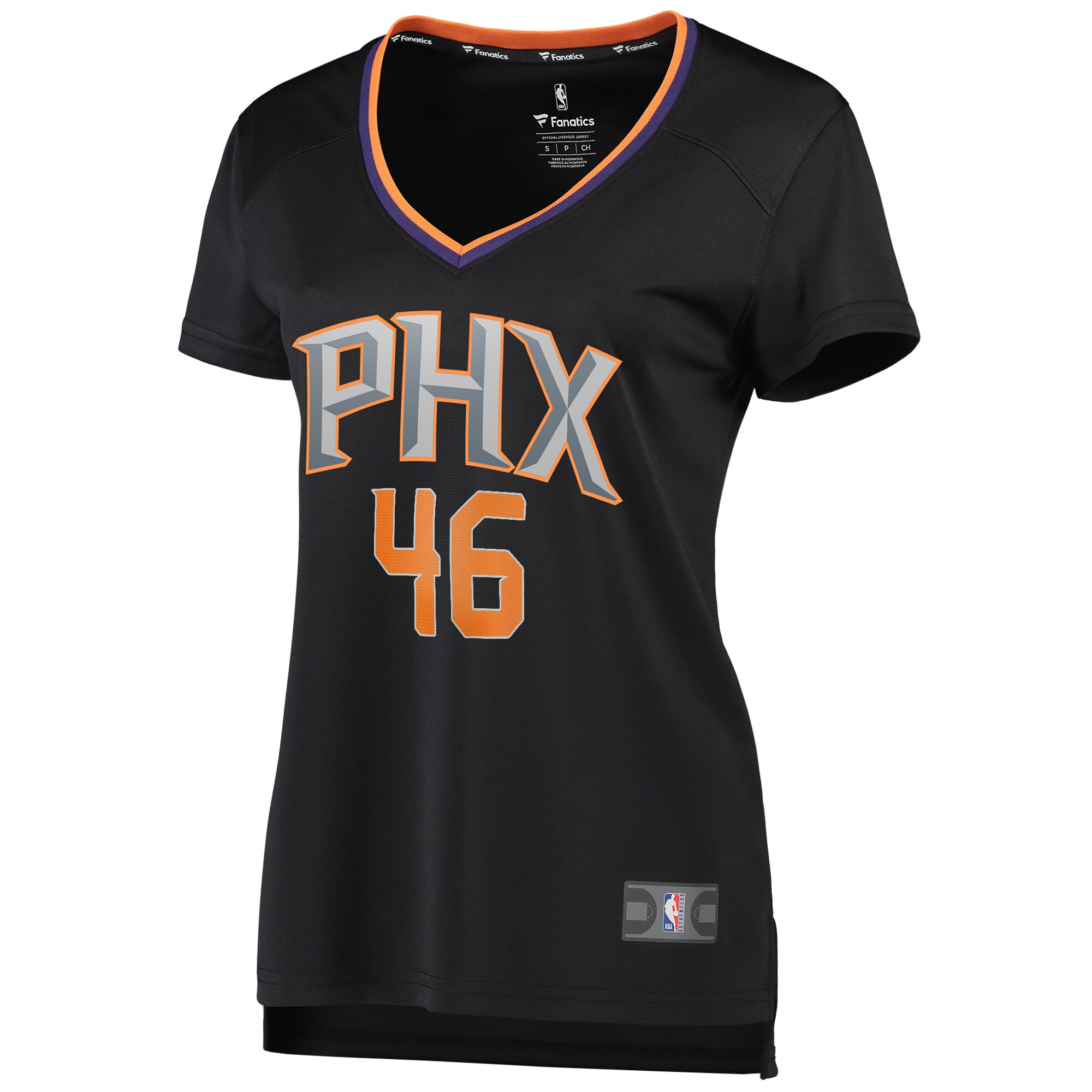 Aron Baynes Phoenix Suns Fanatics Branded Women's Fast Break Replica Jersey Black - Statement Edition