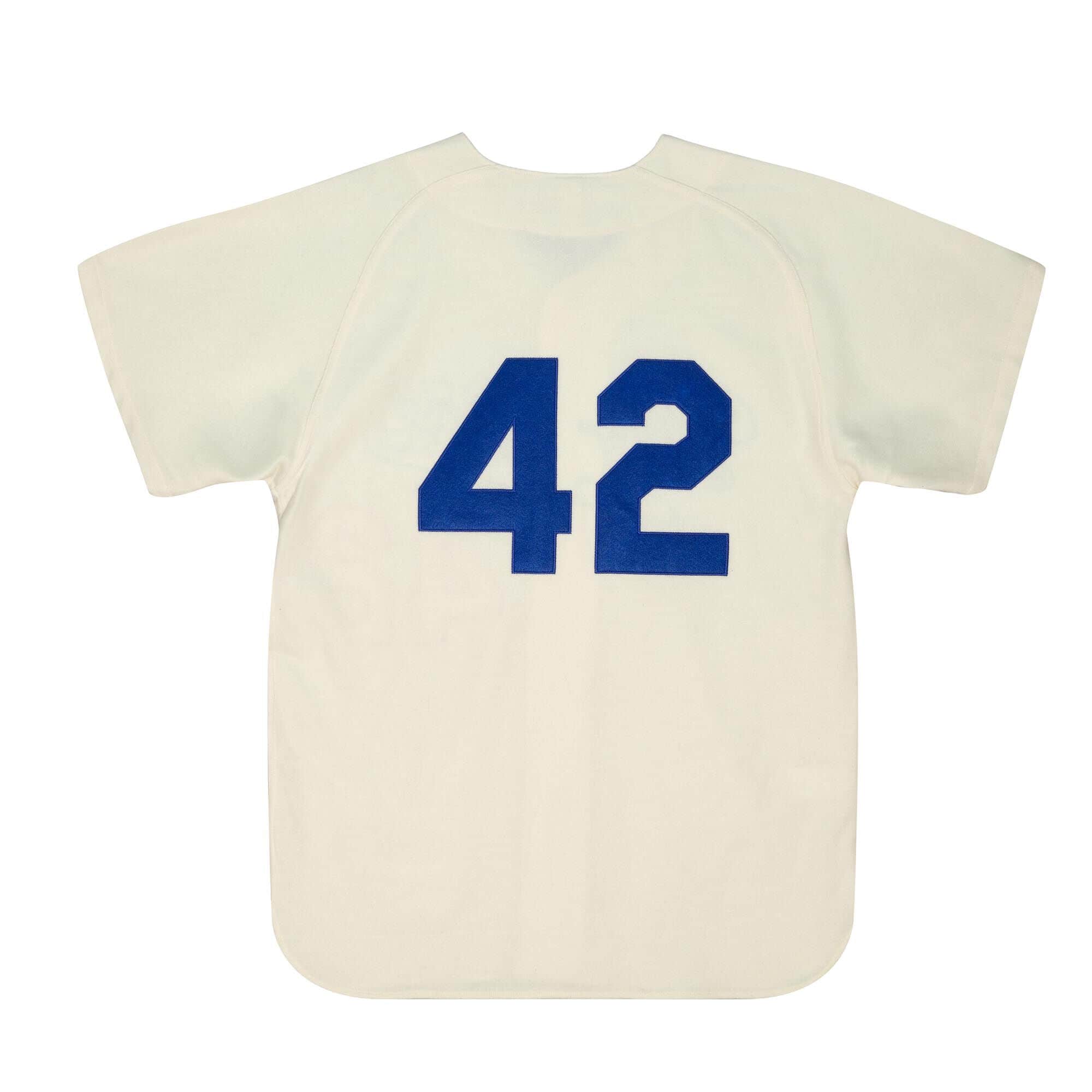 Authentic Jackie Robinson Brooklyn Dodgers Home 1955 Jersey