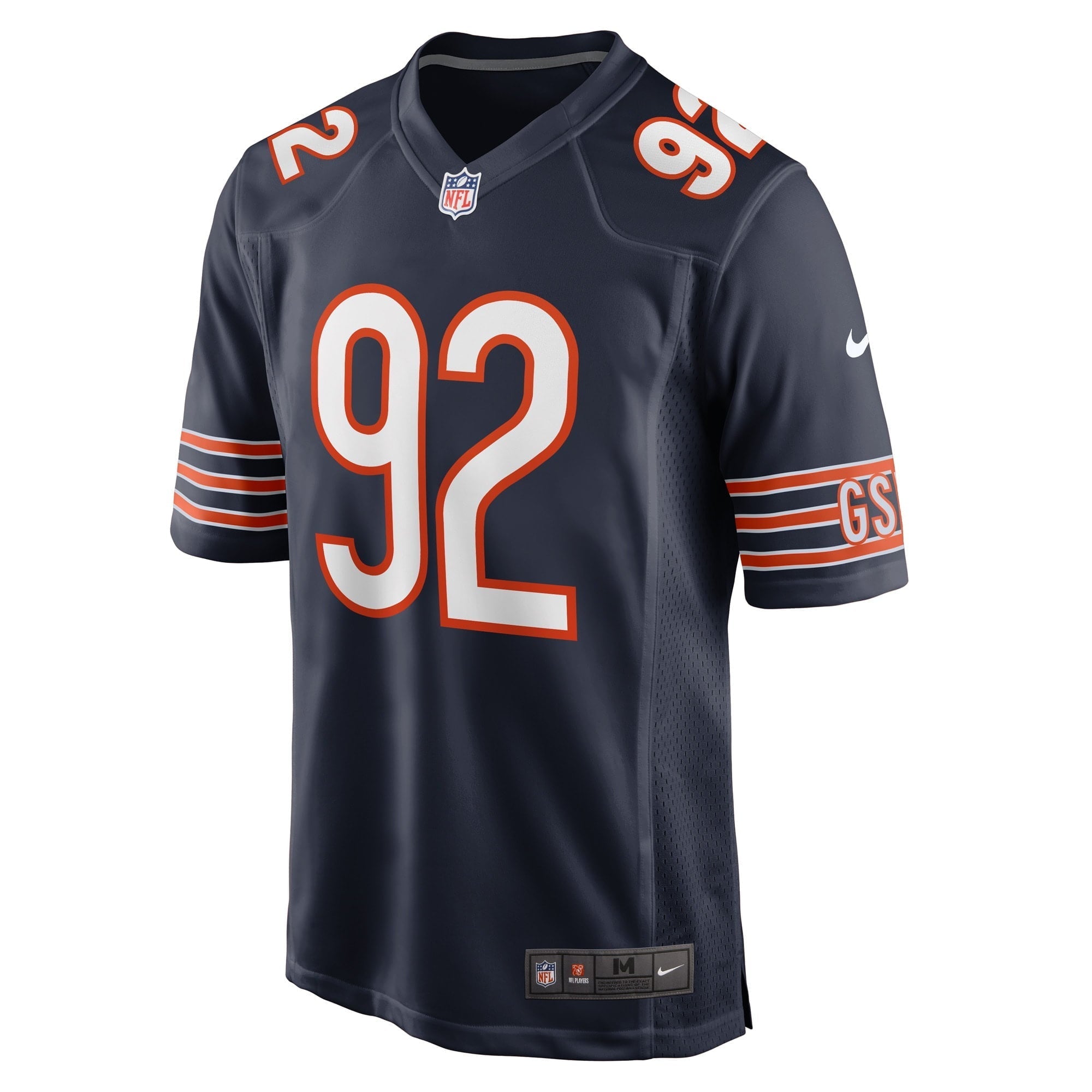 Men's Nike Trevon Coley Navy Chicago Bears Game Player Jersey