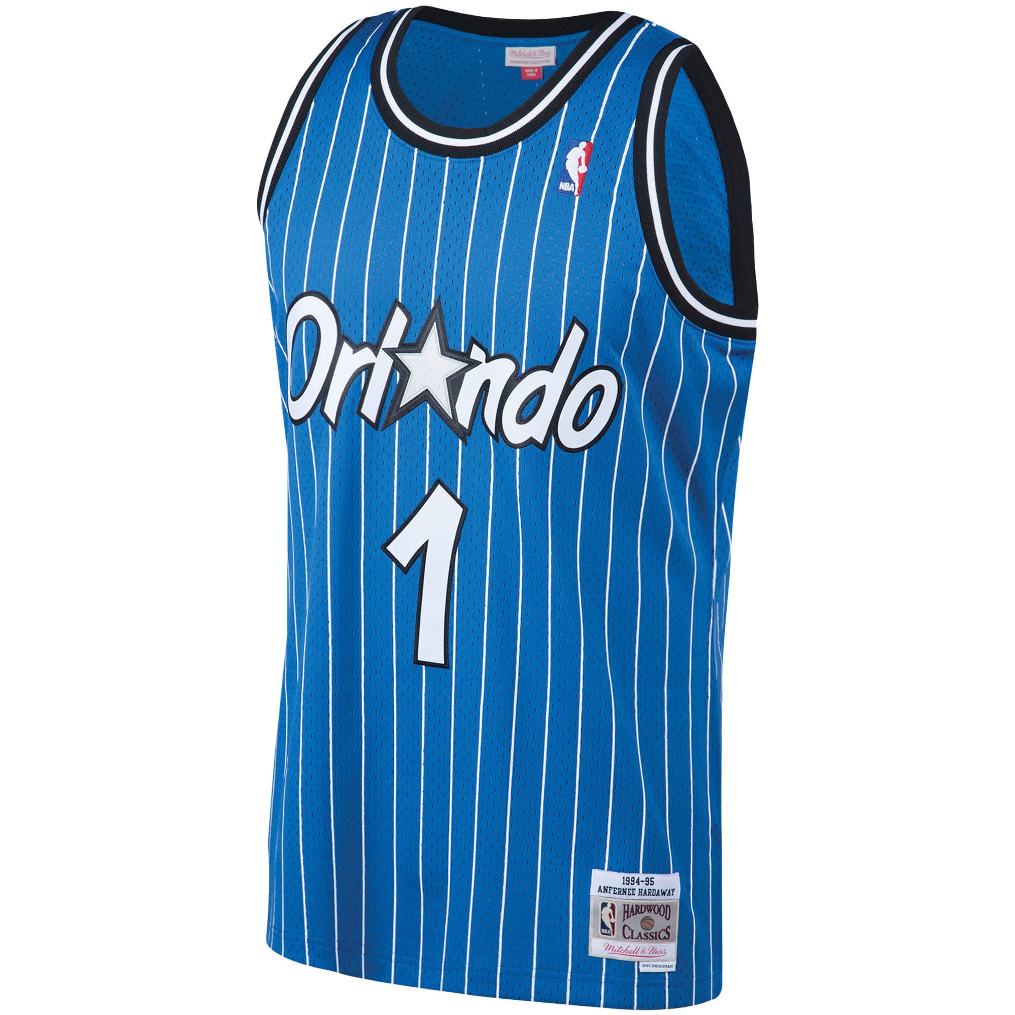Penny Hardaway Orlando Magic Mitchell & Ness Big & Tall Hardwood Classics Jersey - Blue