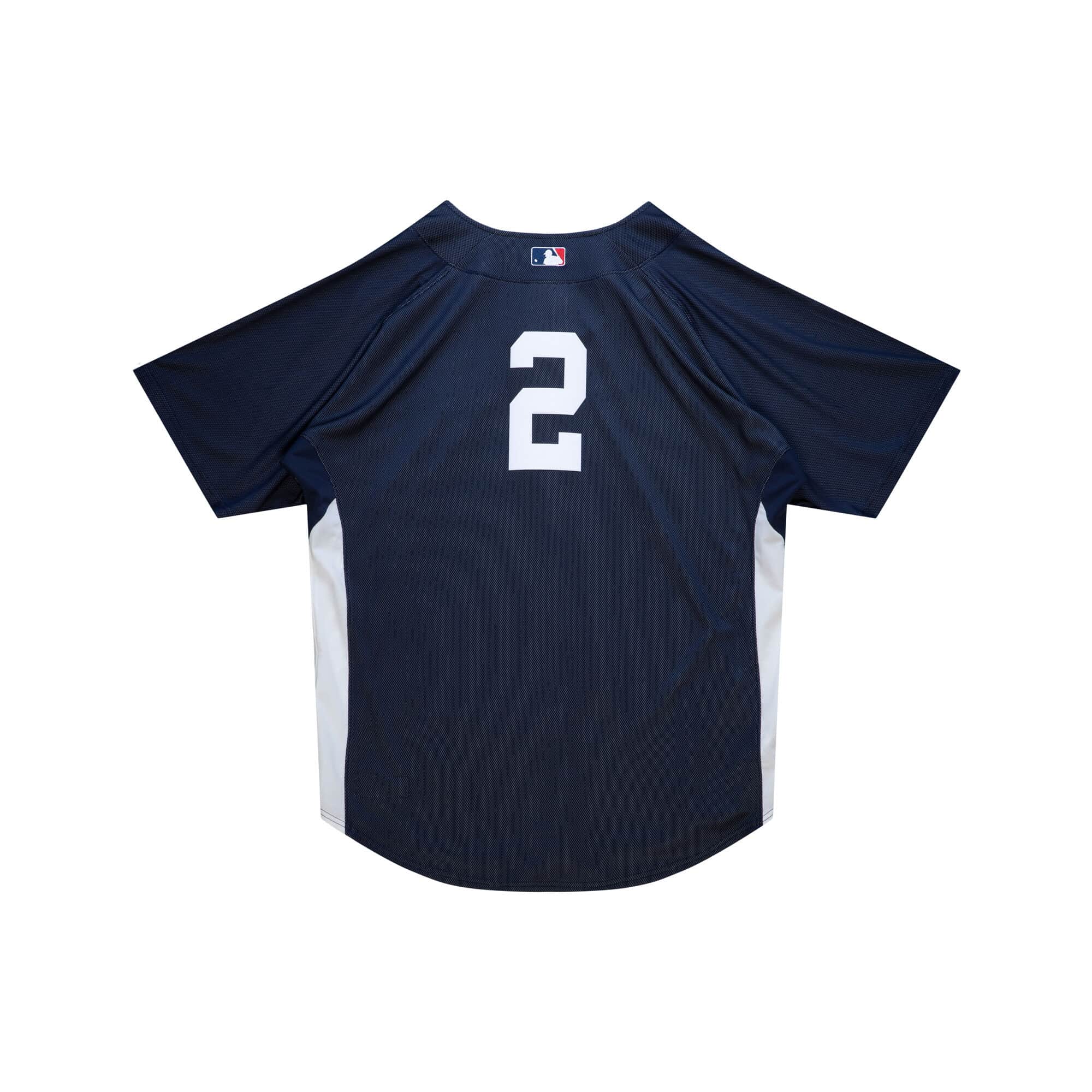 Authentic Derek Jeter New York Yankees 2009 BP Jersey