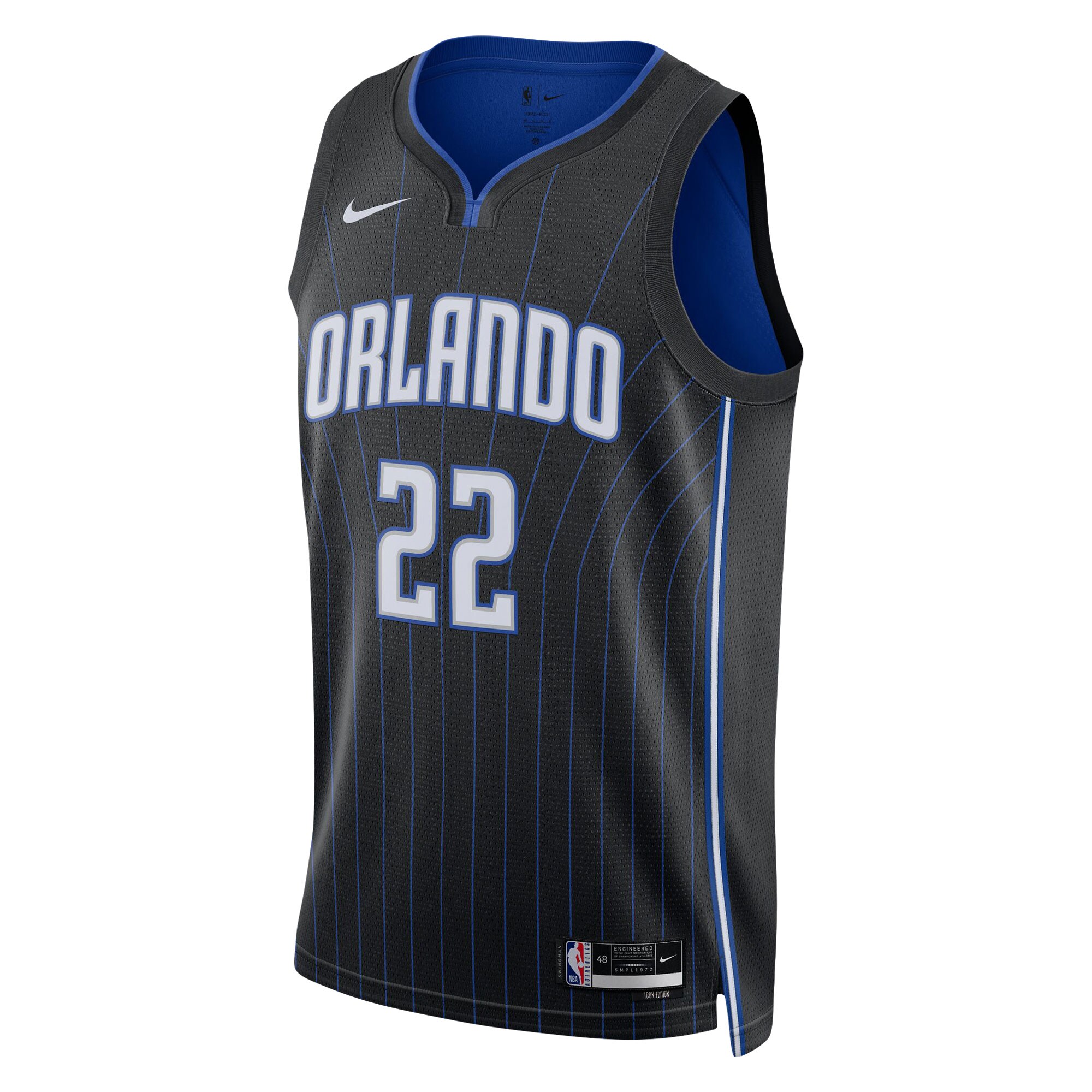 Franz Wagner Orlando Magic Nike Unisex Swingman Jersey - Association Edition - Black