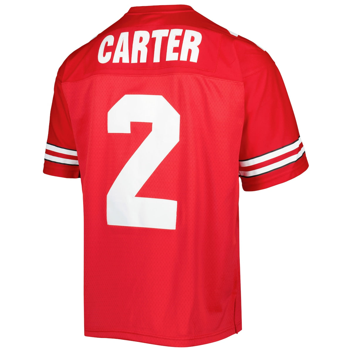 Men's Cris Carter Mitchell & Ness Ohio State Authentic Jersey - Red