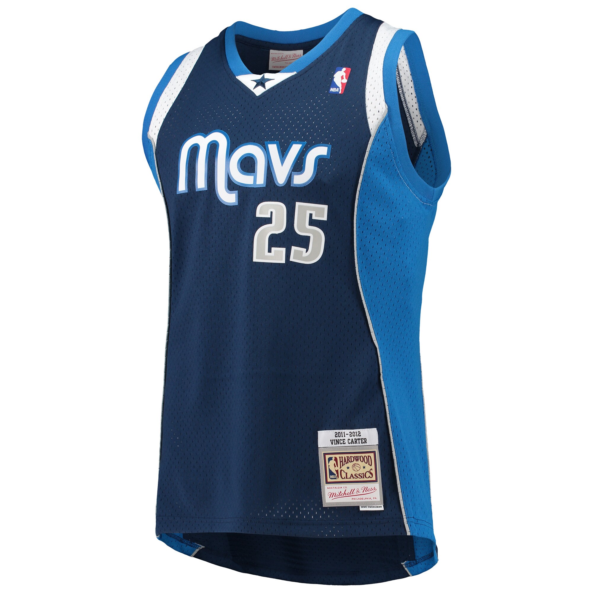 Vince Carter Dallas Mavericks Mitchell & Ness Hardwood Classics Swingman Jersey - Navy