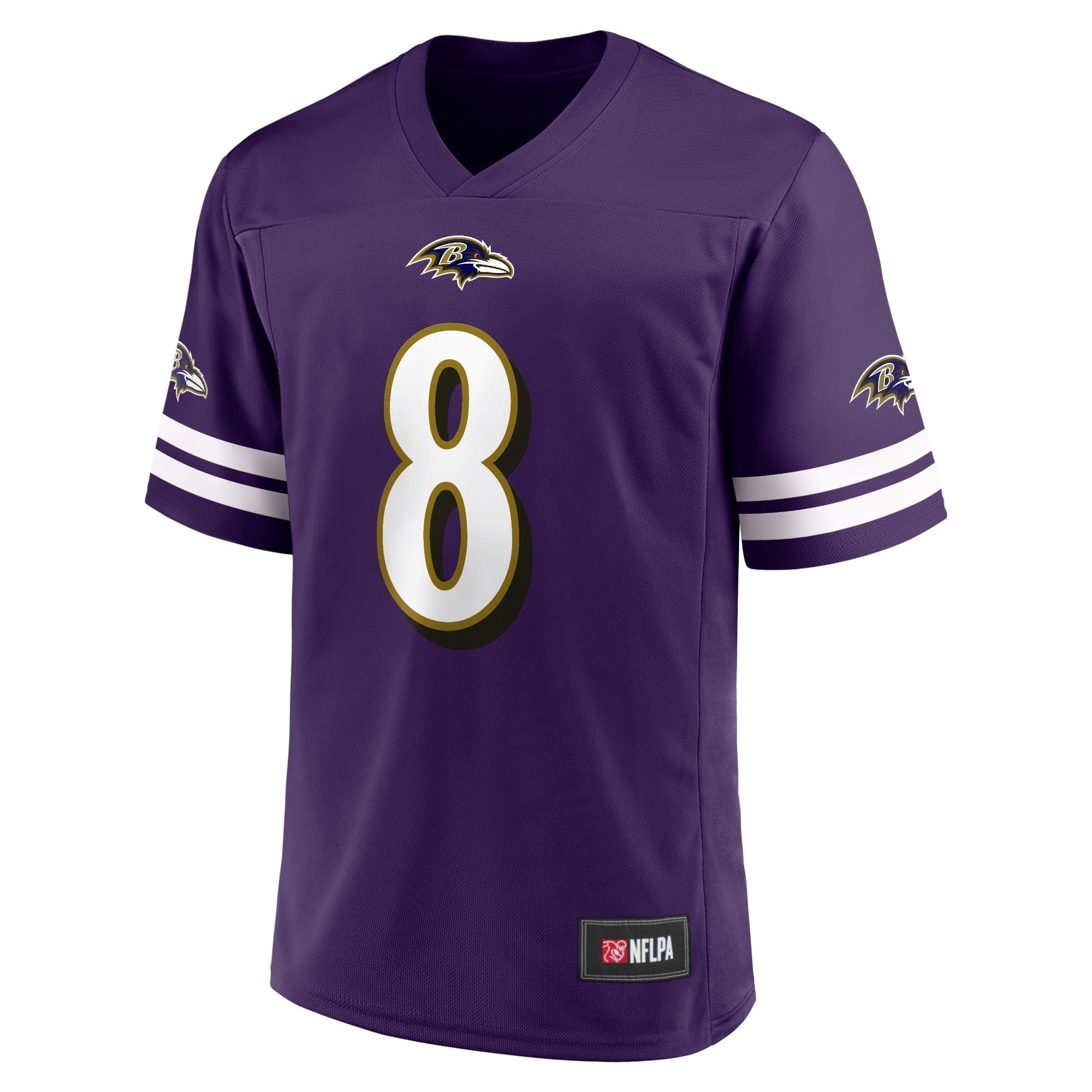 Men's Fanatics Branded Lamar Jackson Purple Baltimore Ravens Replica Player Jersey