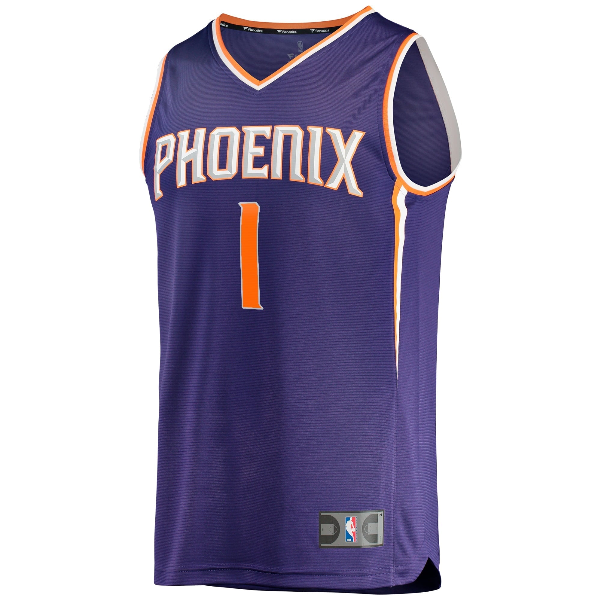 Men's Fanatics Branded Devin Booker Purple Phoenix Suns Big & Tall Fast Break Player Jersey - Icon Edition