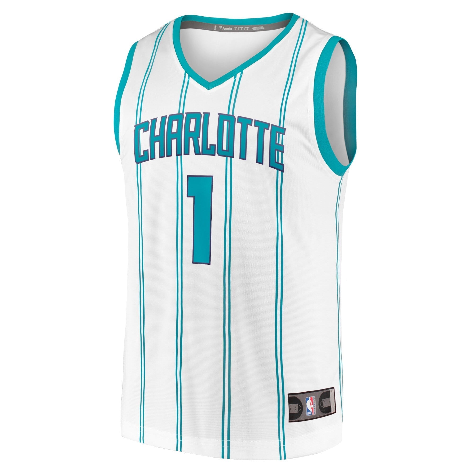 Youth Fanatics Branded LaMelo Ball White Charlotte Hornets 2021-22 Fastbreak Player Jersey - Association Edition