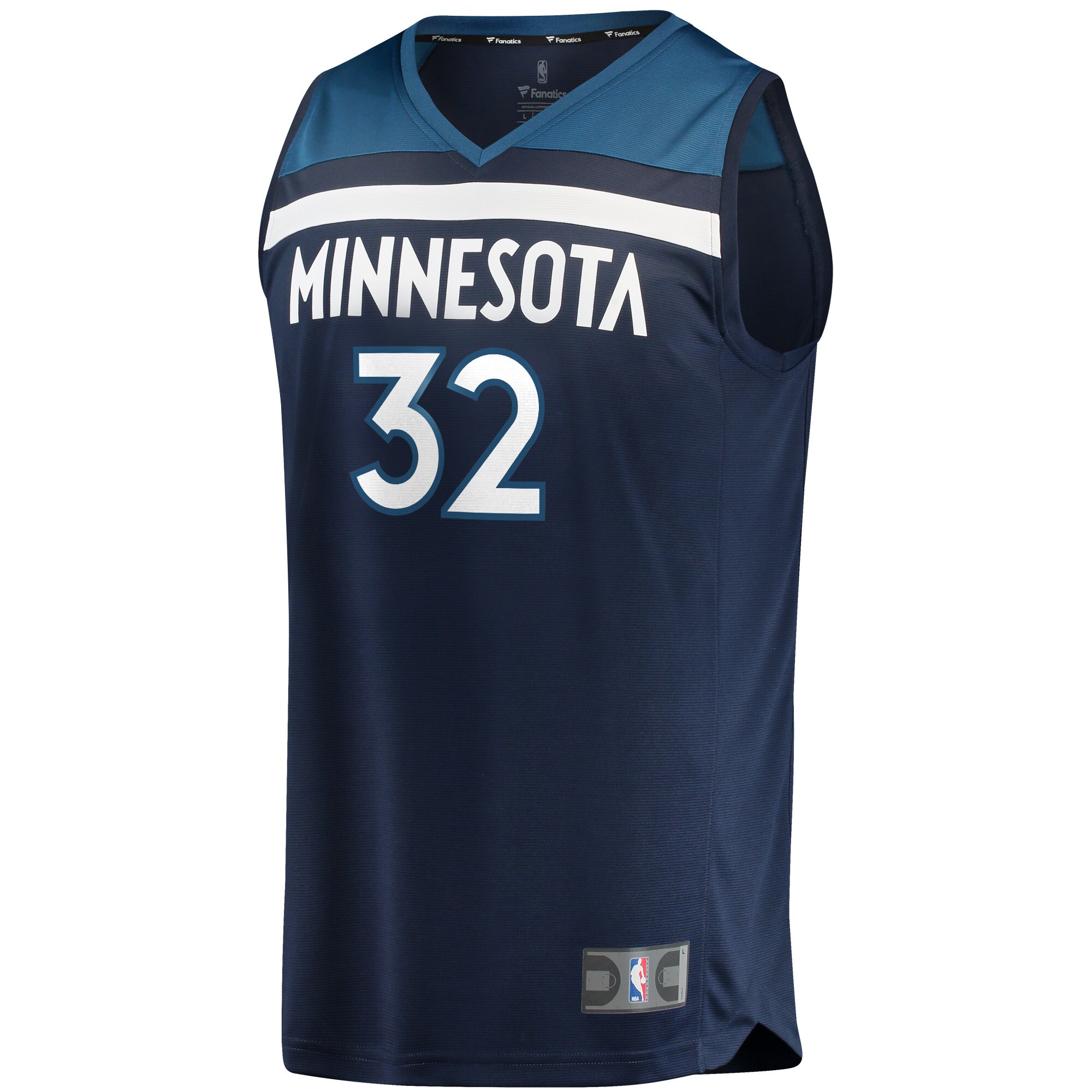 Karl-Anthony Towns Minnesota Timberwolves Fanatics Branded Fast Break Replica Player Jersey Navy - Icon Edition