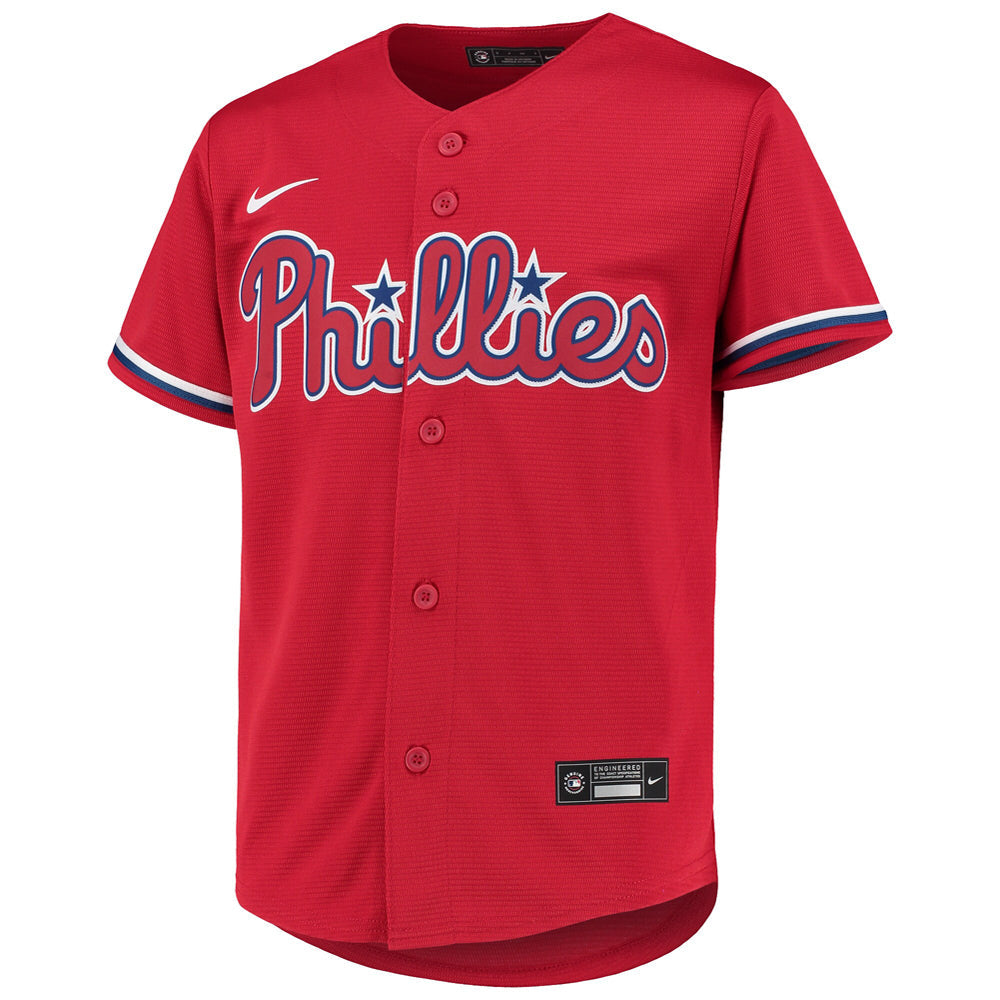 Youth Philadelphia Phillies J.T. Realmuto Alternate Player Jersey - Red