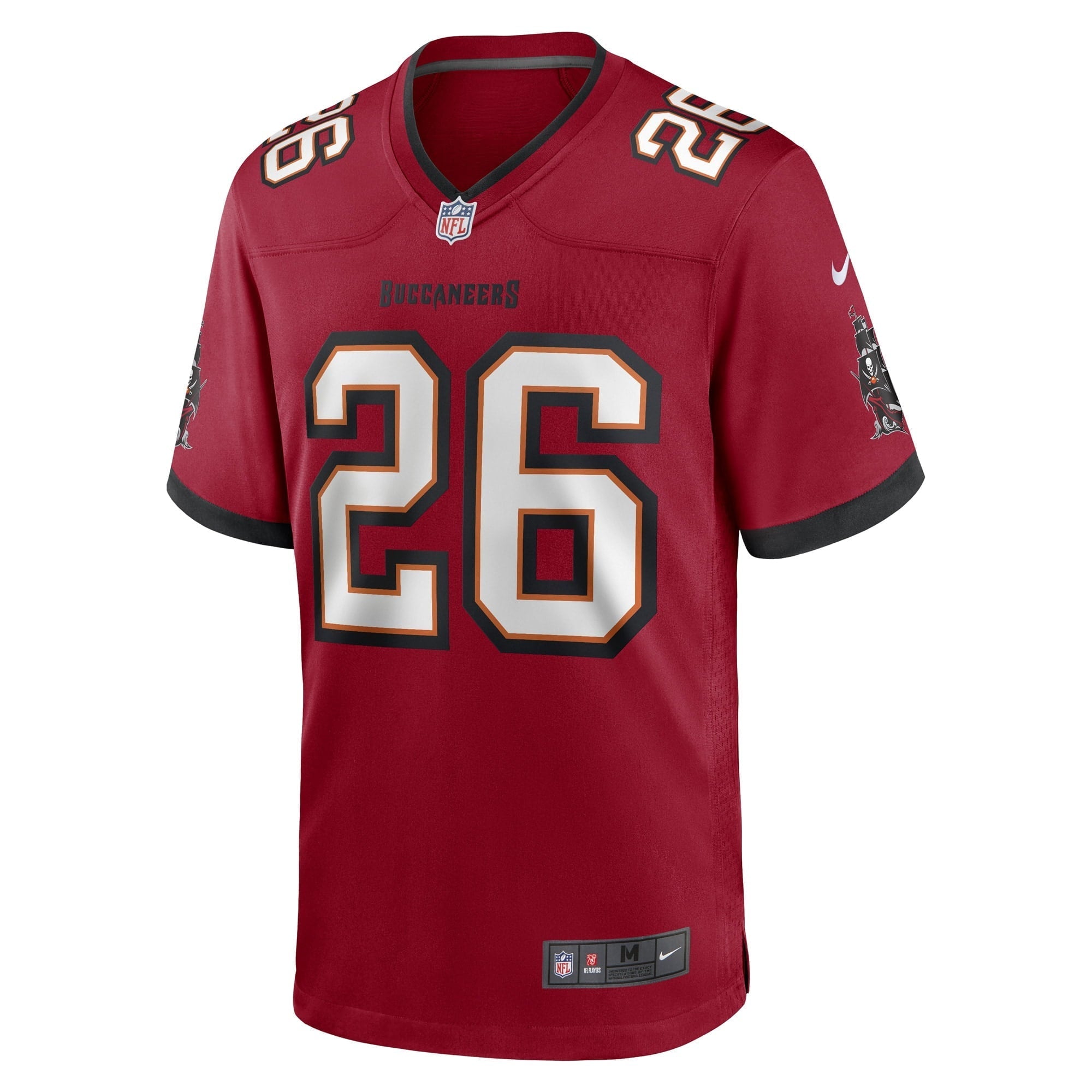 Men's Nike Logan Ryan Red Tampa Bay Buccaneers Game Player Jersey