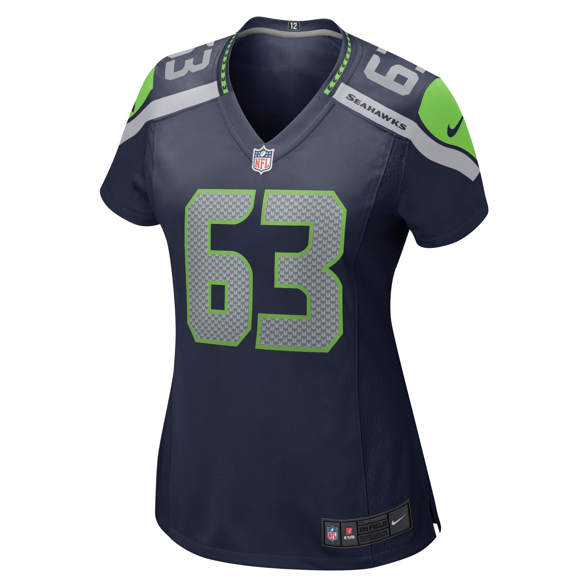 Women's Nike Austin Blythe College Navy Seattle Seahawks Game Jersey