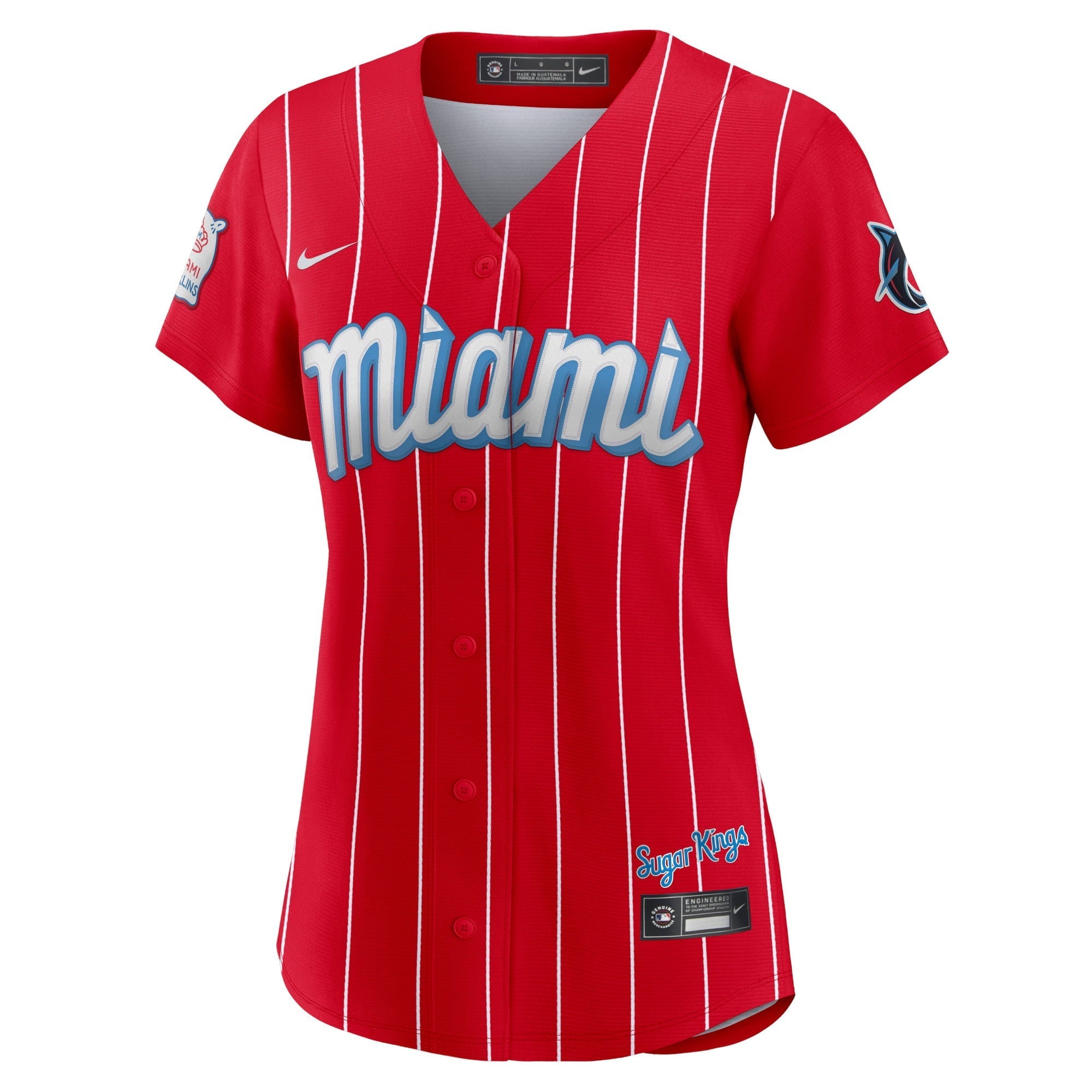 Women's Nike Red Miami Marlins City Connect Replica Jersey