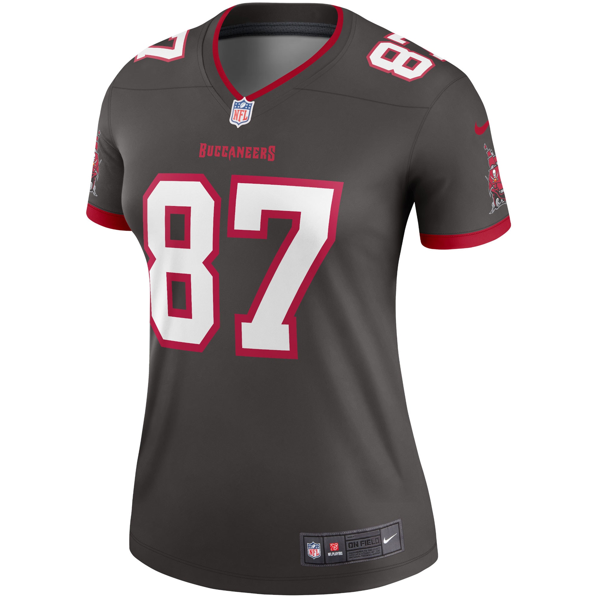 Rob Gronkowski Tampa Bay Buccaneers Nike Women's Alternate Legend Jersey - Pewter