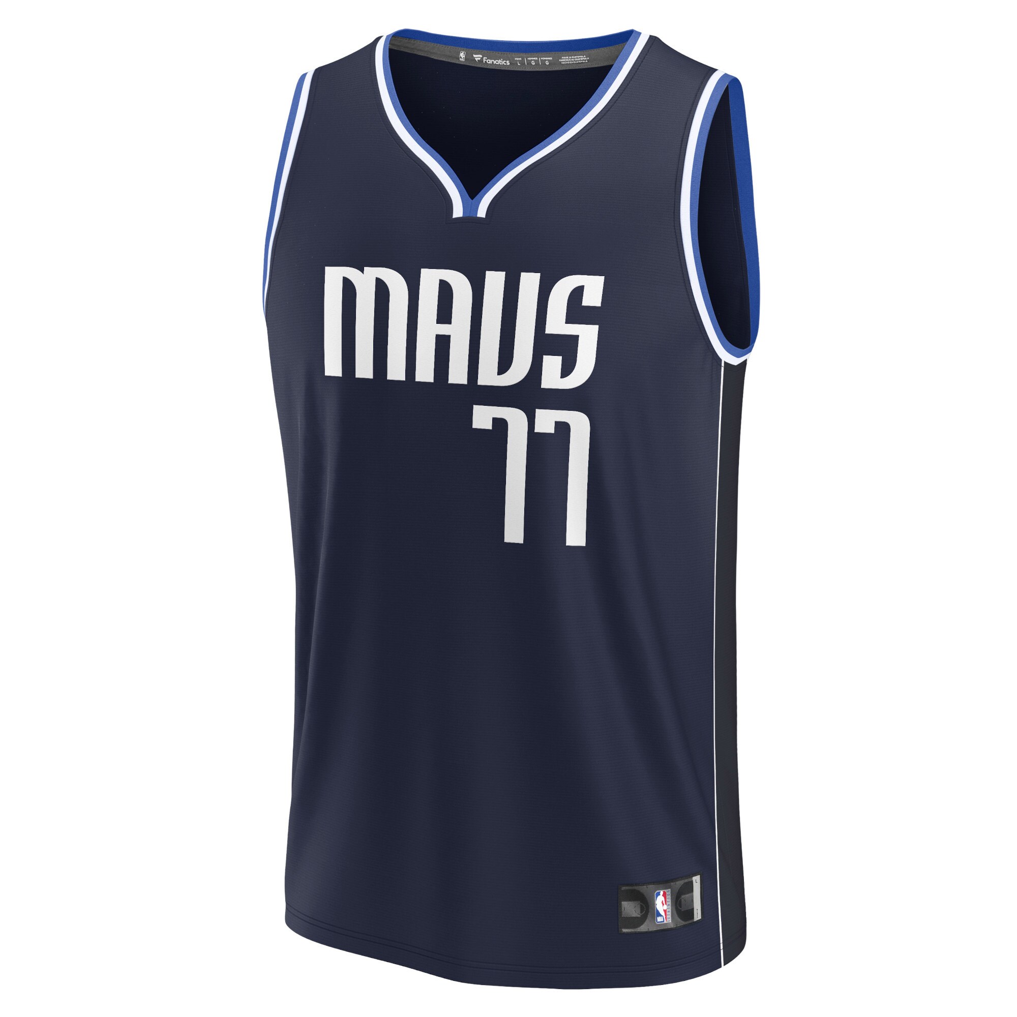 Luka Doncic Dallas Mavericks Fanatics Branded Youth Fast Break Player Jersey - Statement Edition - Navy