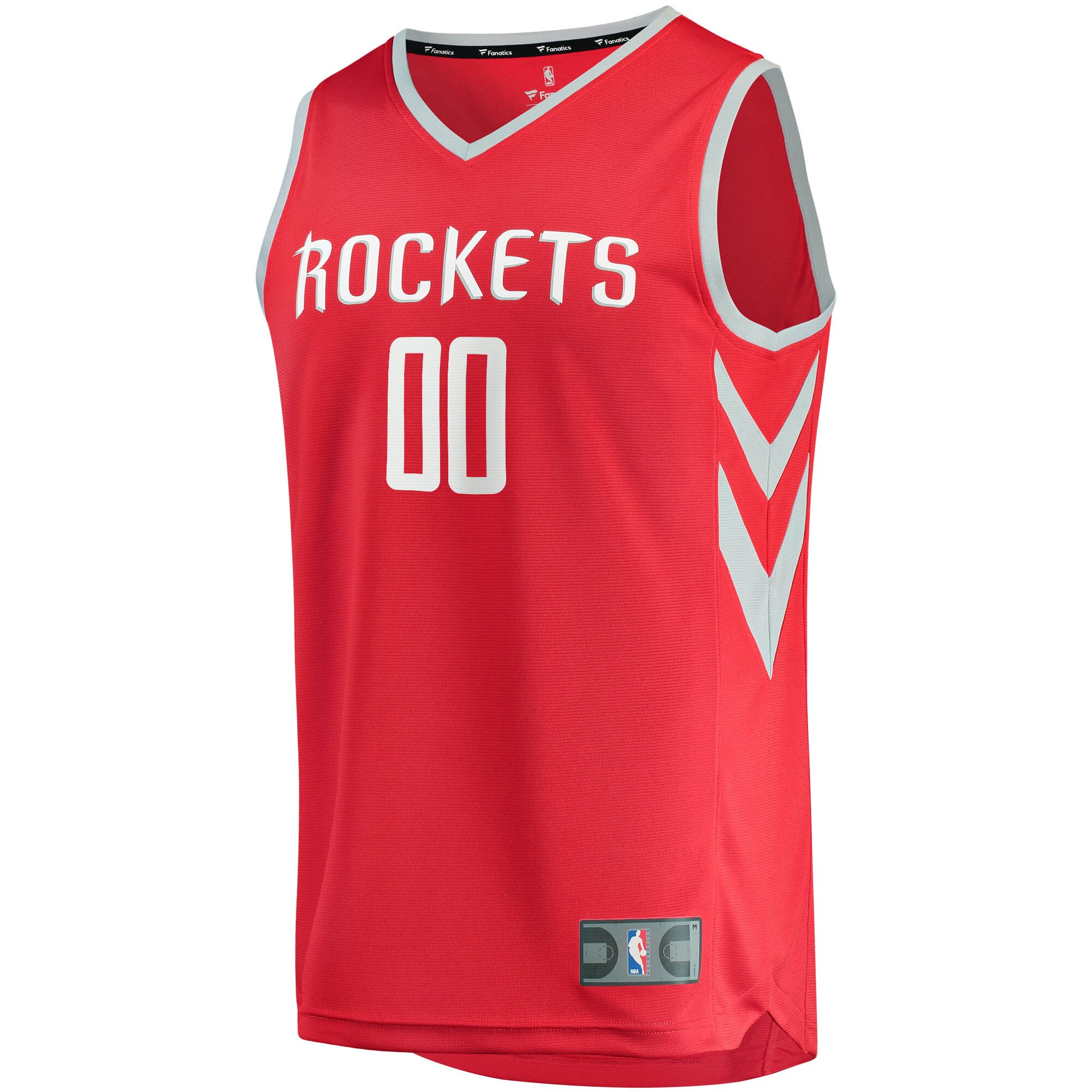 Houston Rockets Fanatics Branded Fast Break Custom Replica Jersey Red - Icon Edition