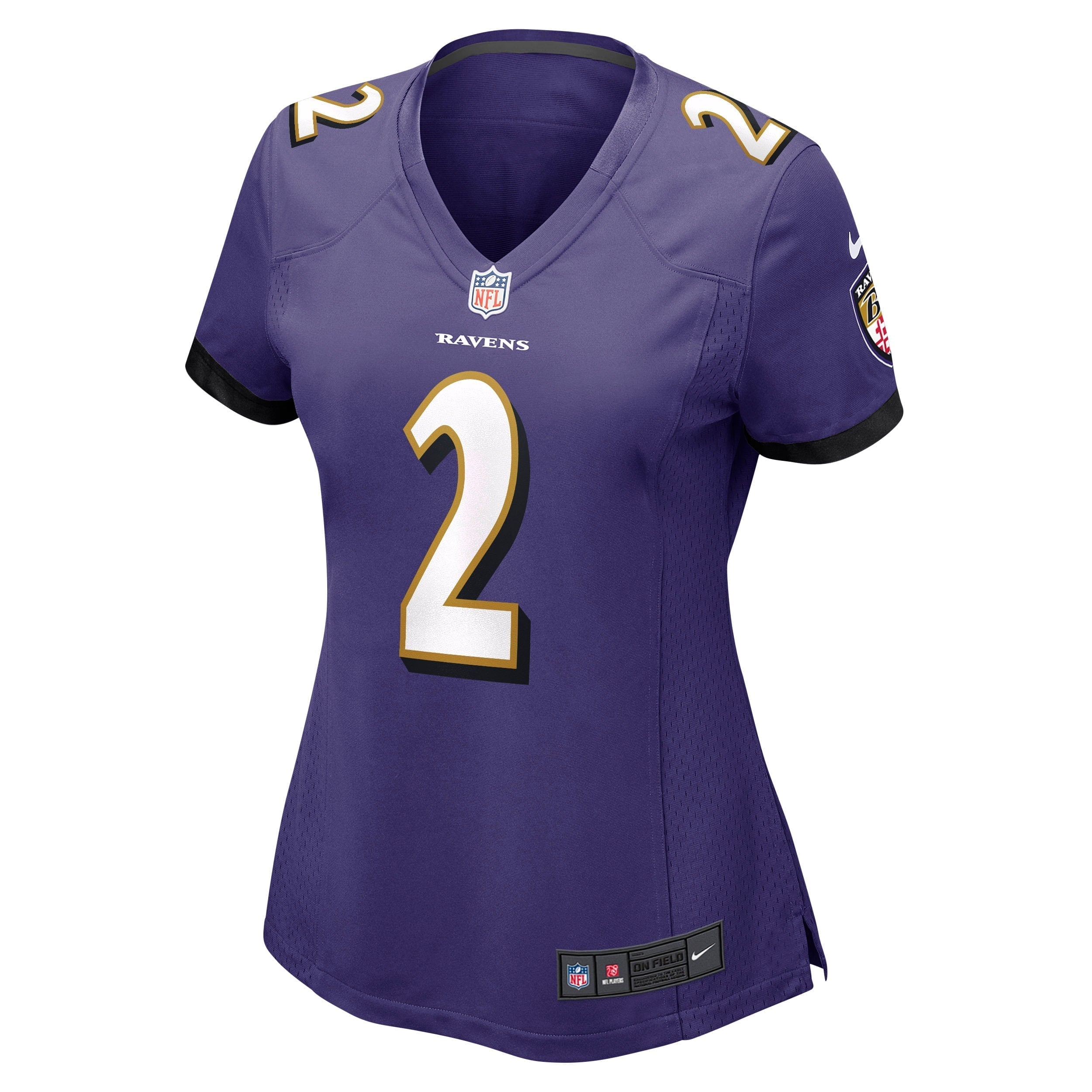 Women's Nike Tyler Huntley Purple Baltimore Ravens Game Jersey