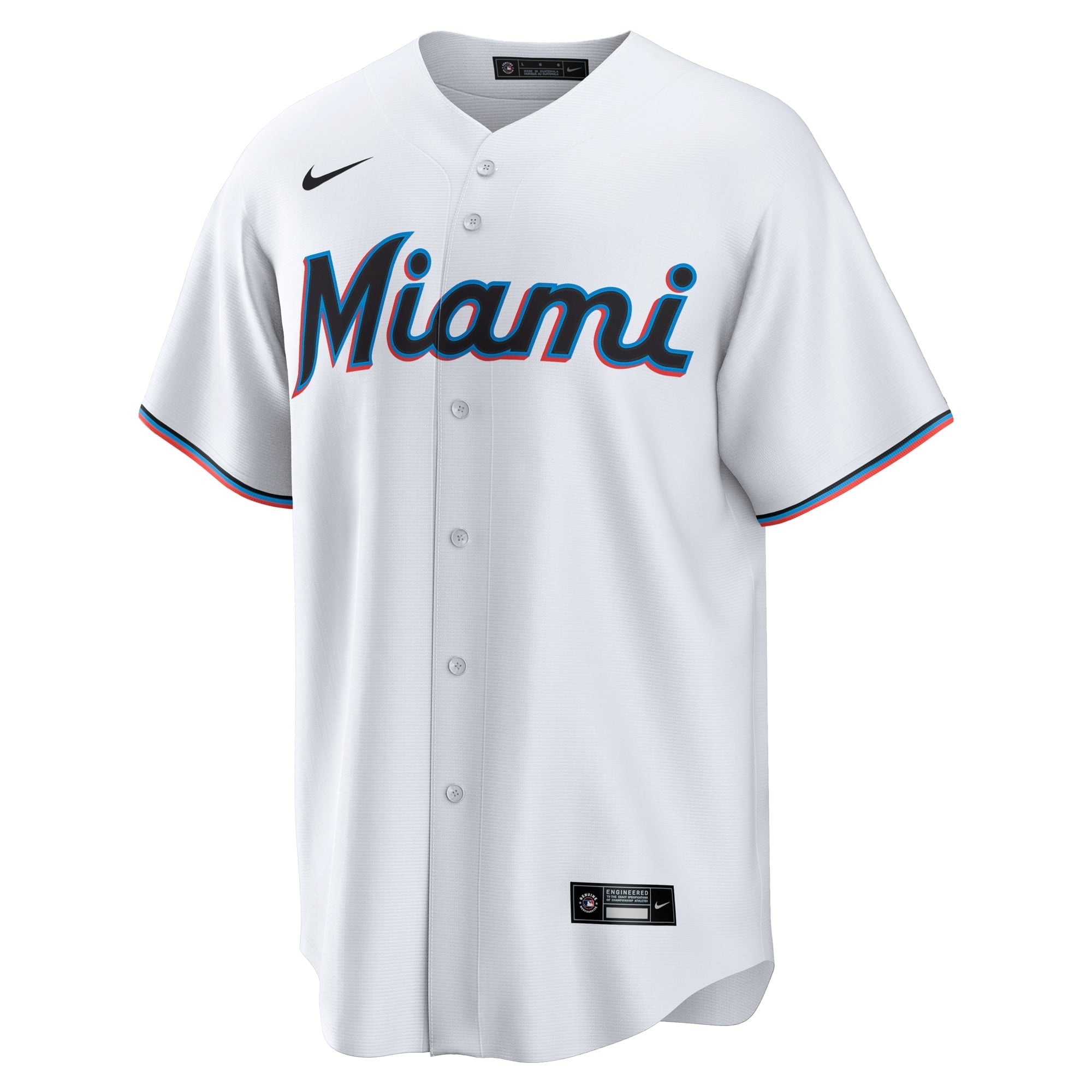 Men's Nike Luis Arraez White Miami Marlins Home Replica Player Jersey