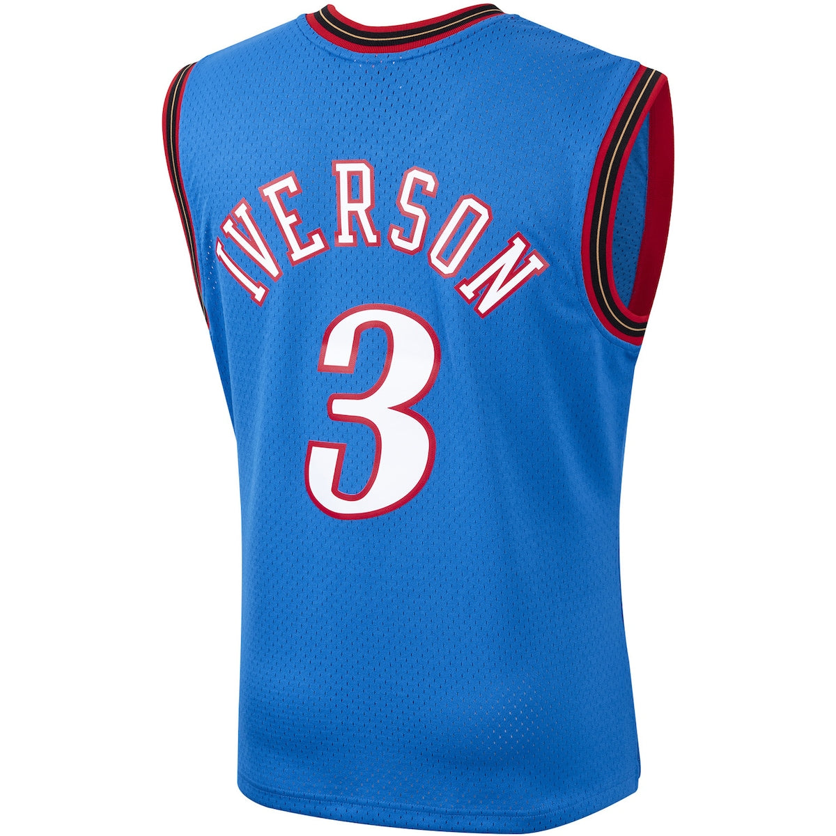 Men's Allen Iverson Mitchell & Ness 76ers Swingman Jersey - Blue