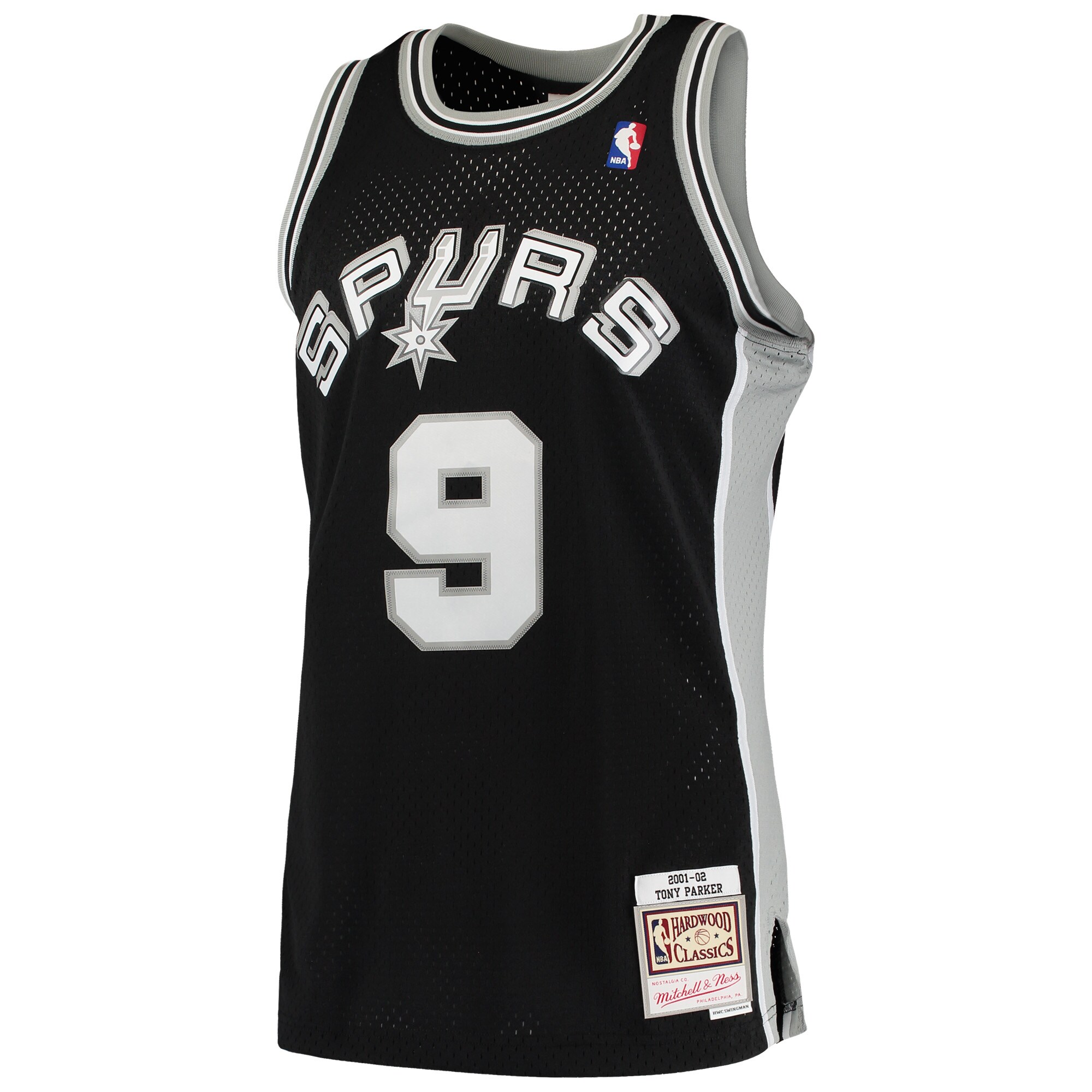 Tony Parker San Antonio Spurs Mitchell & Ness Hardwood Classics Swingman Jersey - Black