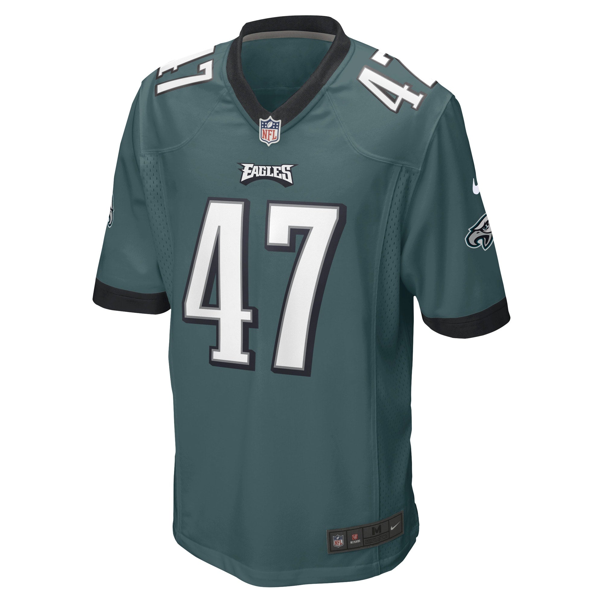 Men's Nike Dalton Keene Midnight Green Philadelphia Eagles Game Player Jersey