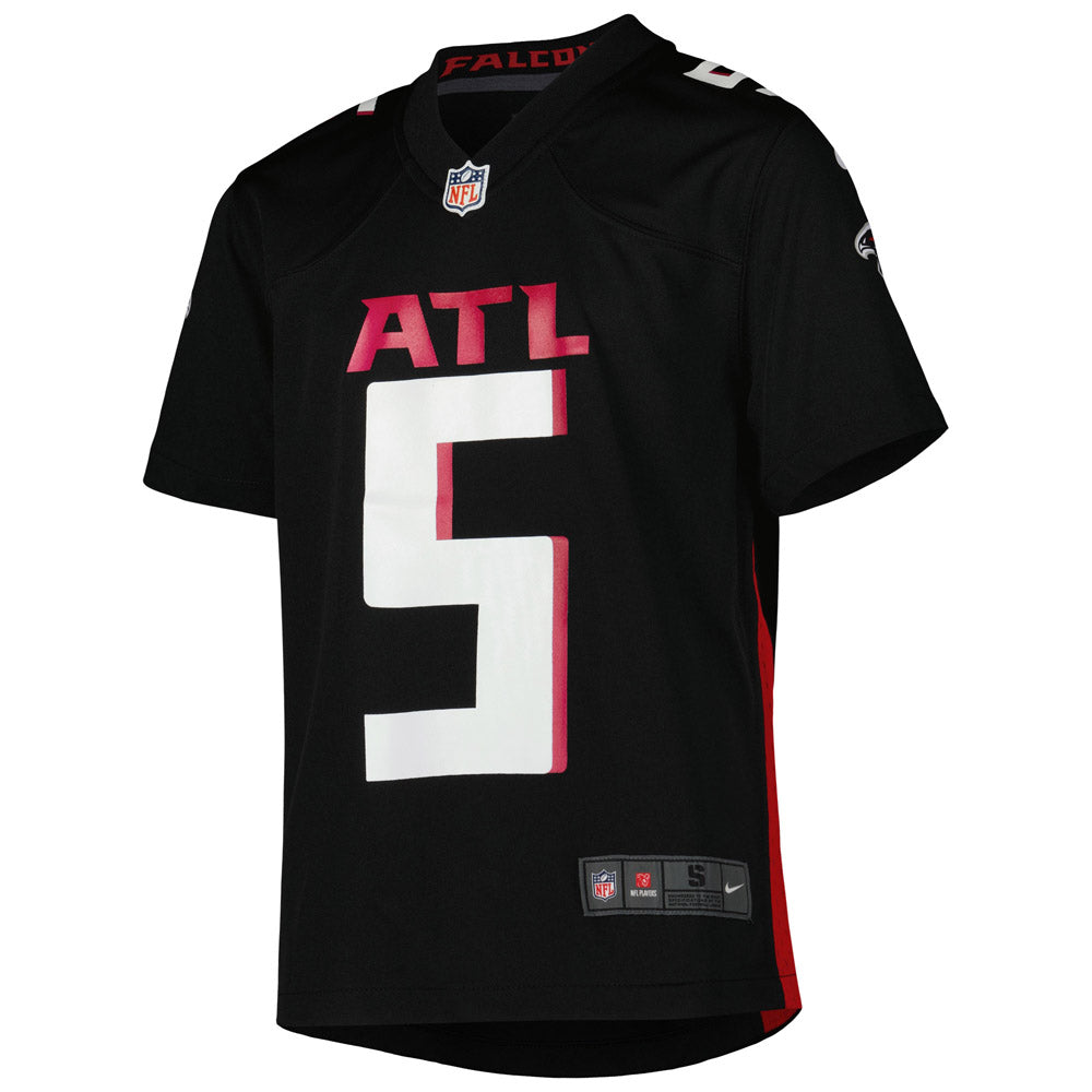 Youth Atlanta Falcons Drake London Game Jersey Black