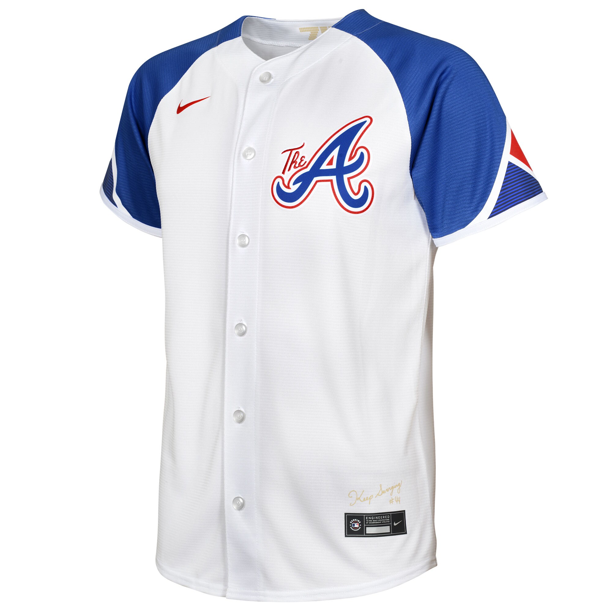Ronald Acuna Jr. Atlanta Braves Nike Toddler 2023 City Connect Replica Player Jersey - White
