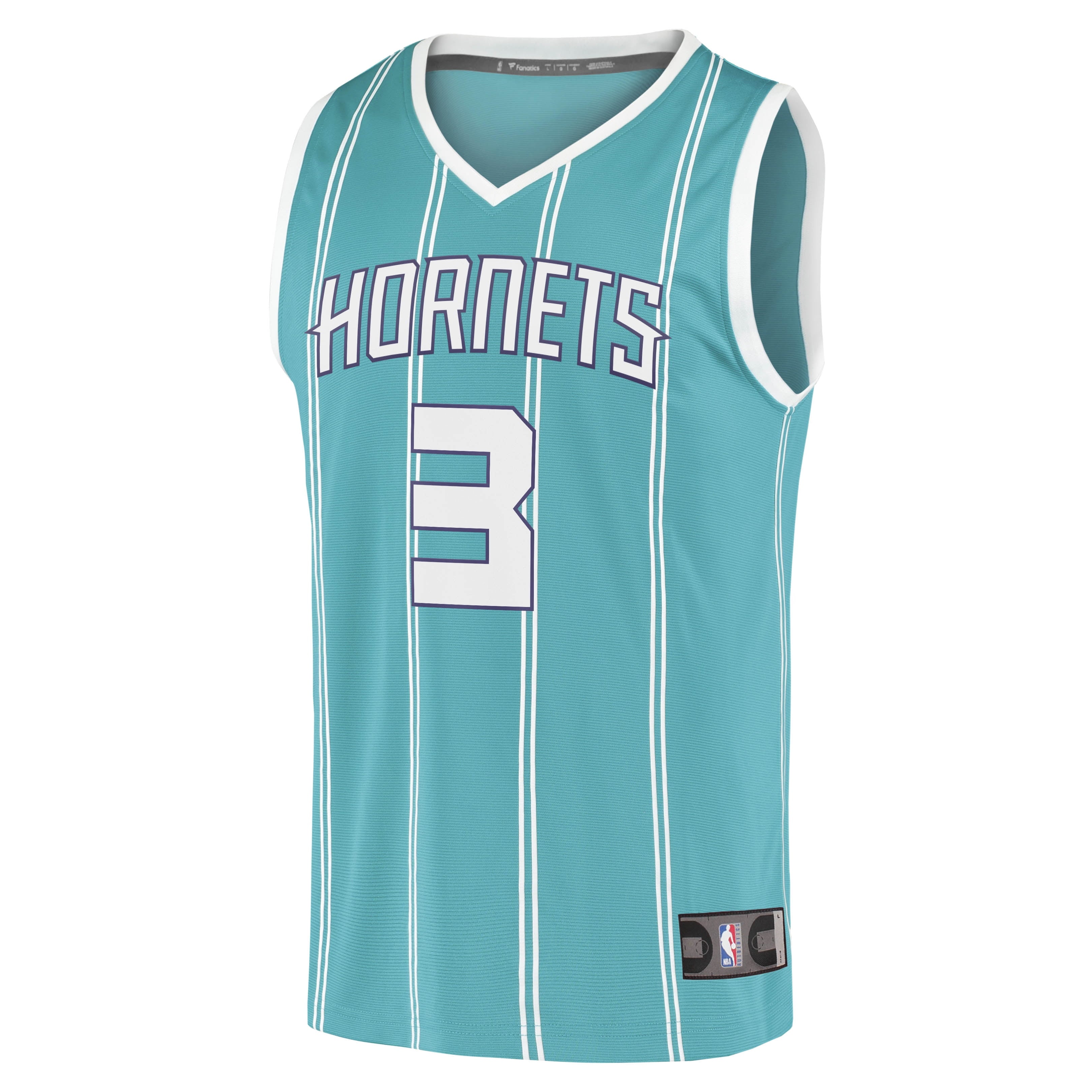 Men's Fanatics Branded Terry Rozier III Teal Charlotte Hornets 2020/21 Fast Break Replica Player Jersey - Icon Edition