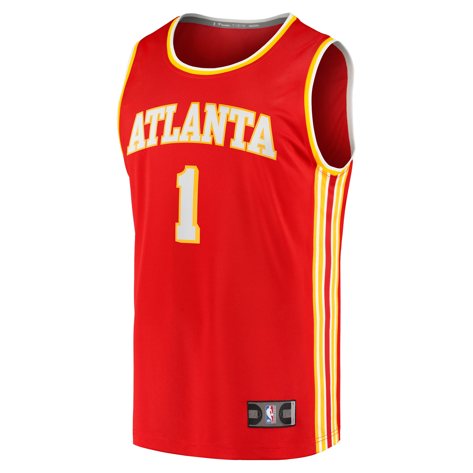 Jalen Johnson Atlanta Hawks Fanatics Branded 2021/22 Fast Break Replica Jersey - Icon Edition - Red