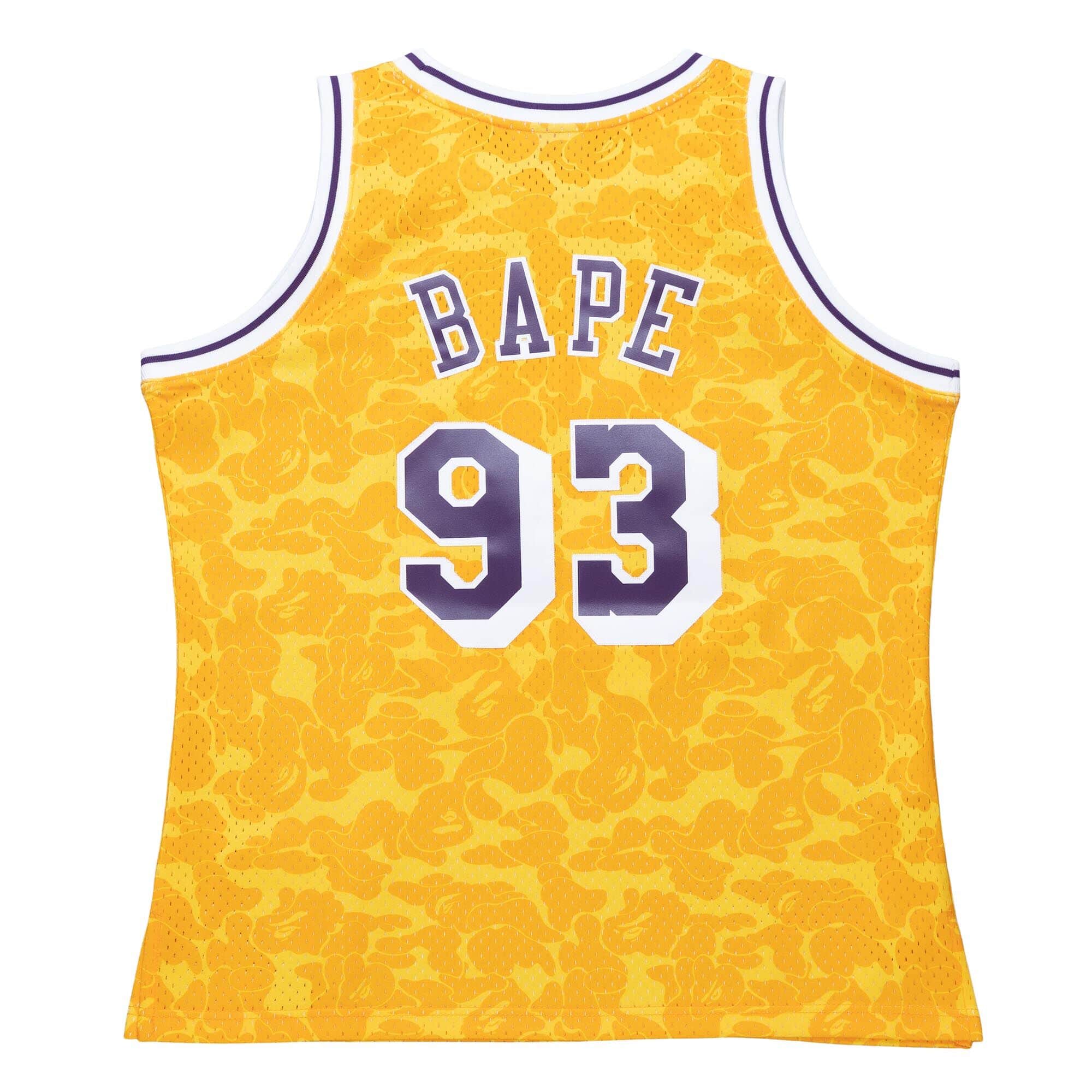 M&N x Bape Los Angeles Lakers Jersey