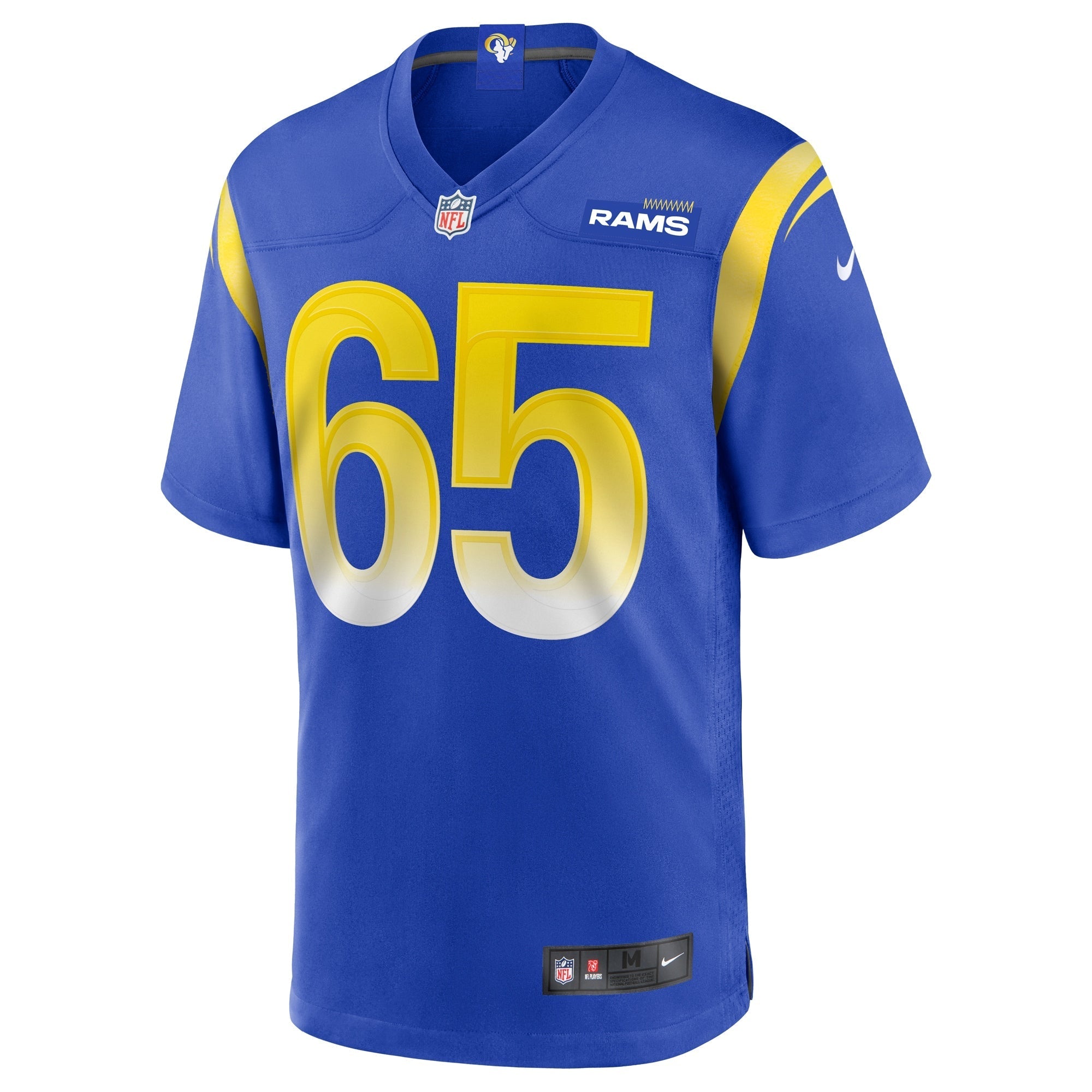 Men's Nike Coleman Shelton Royal Los Angeles Rams Game Jersey