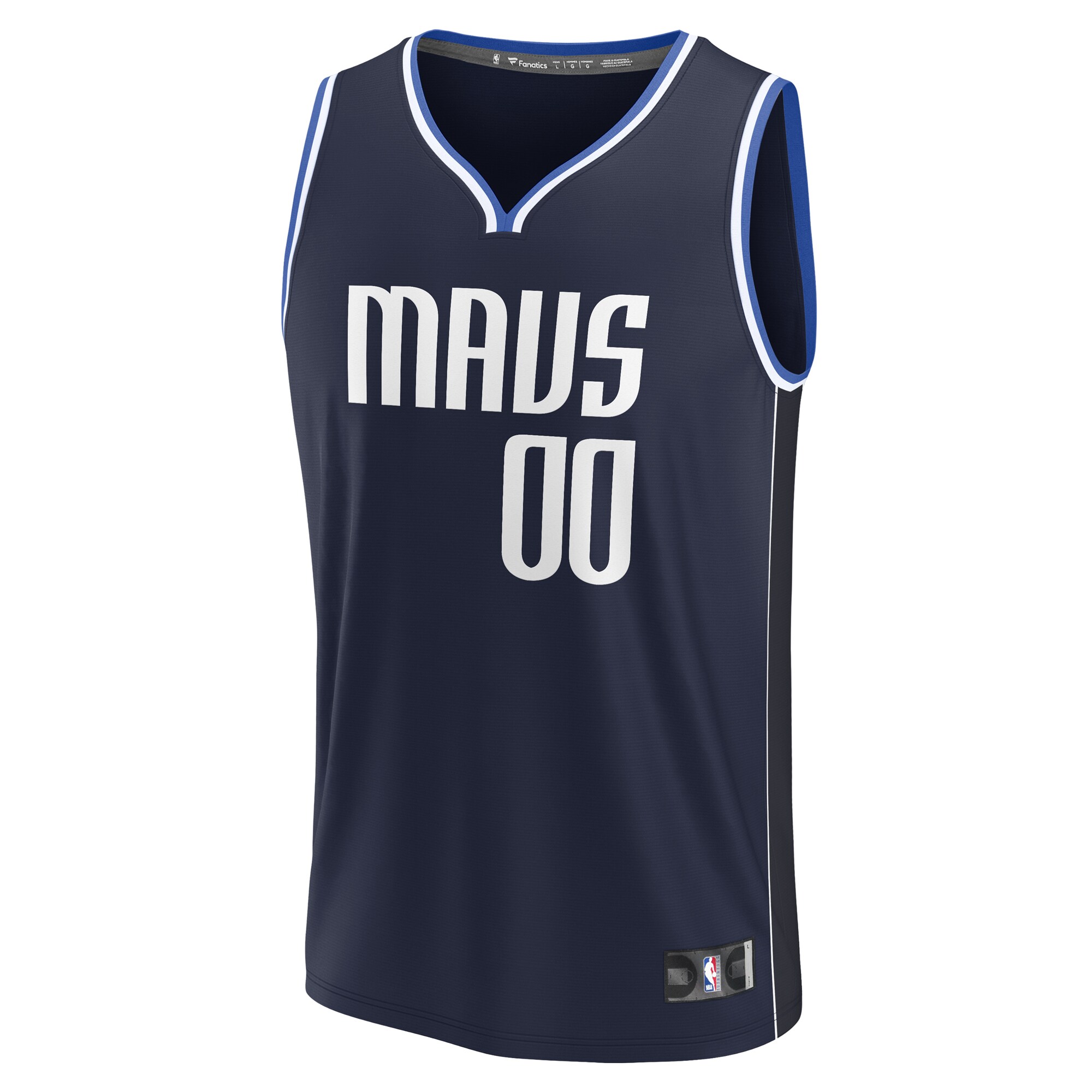 Dallas Mavericks Fanatics Branded Youth Fast Break Replica Custom Jersey - Statement Edition - Navy