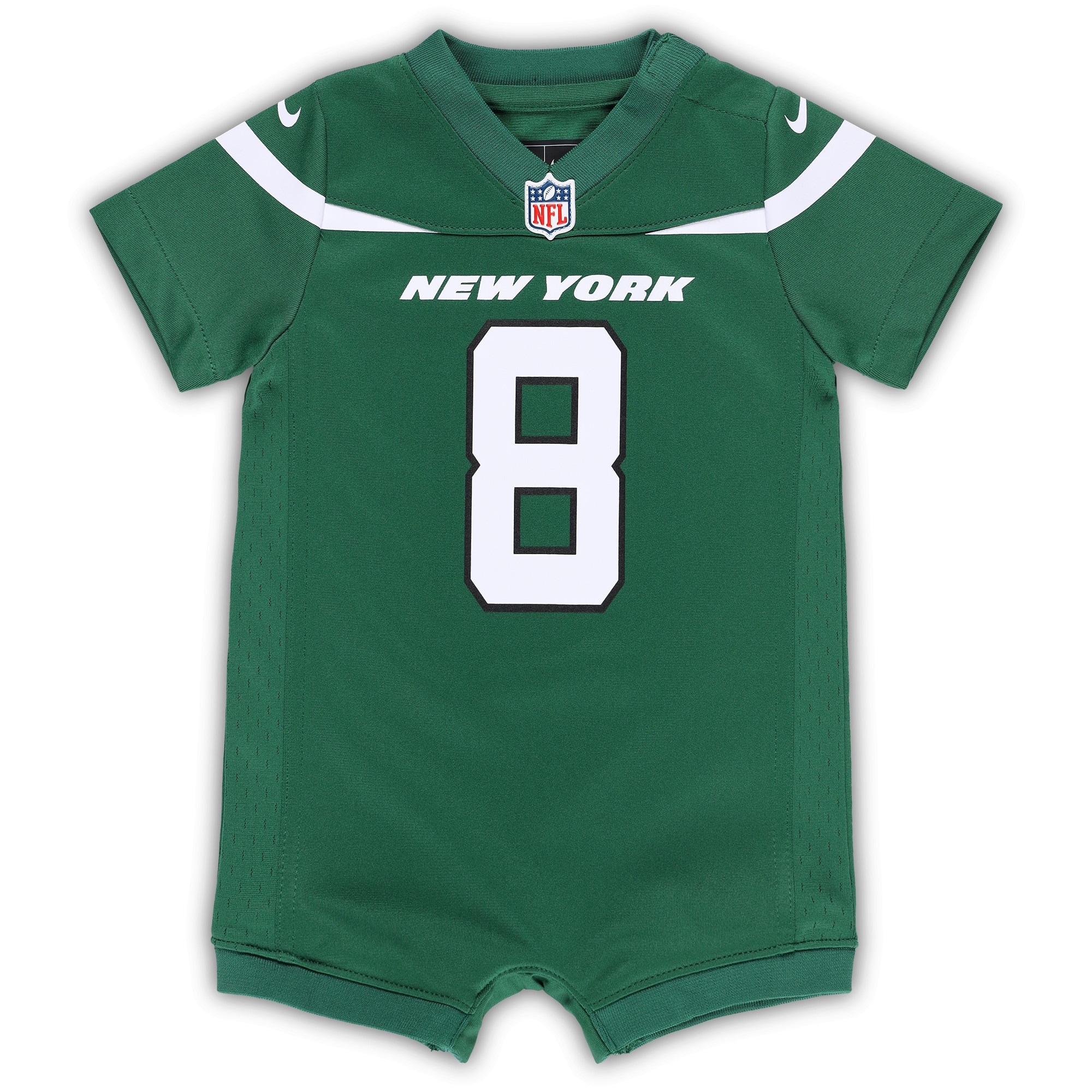 Aaron Rodgers New York Jets Nike Newborn & Infant Game Romper Jersey - Green