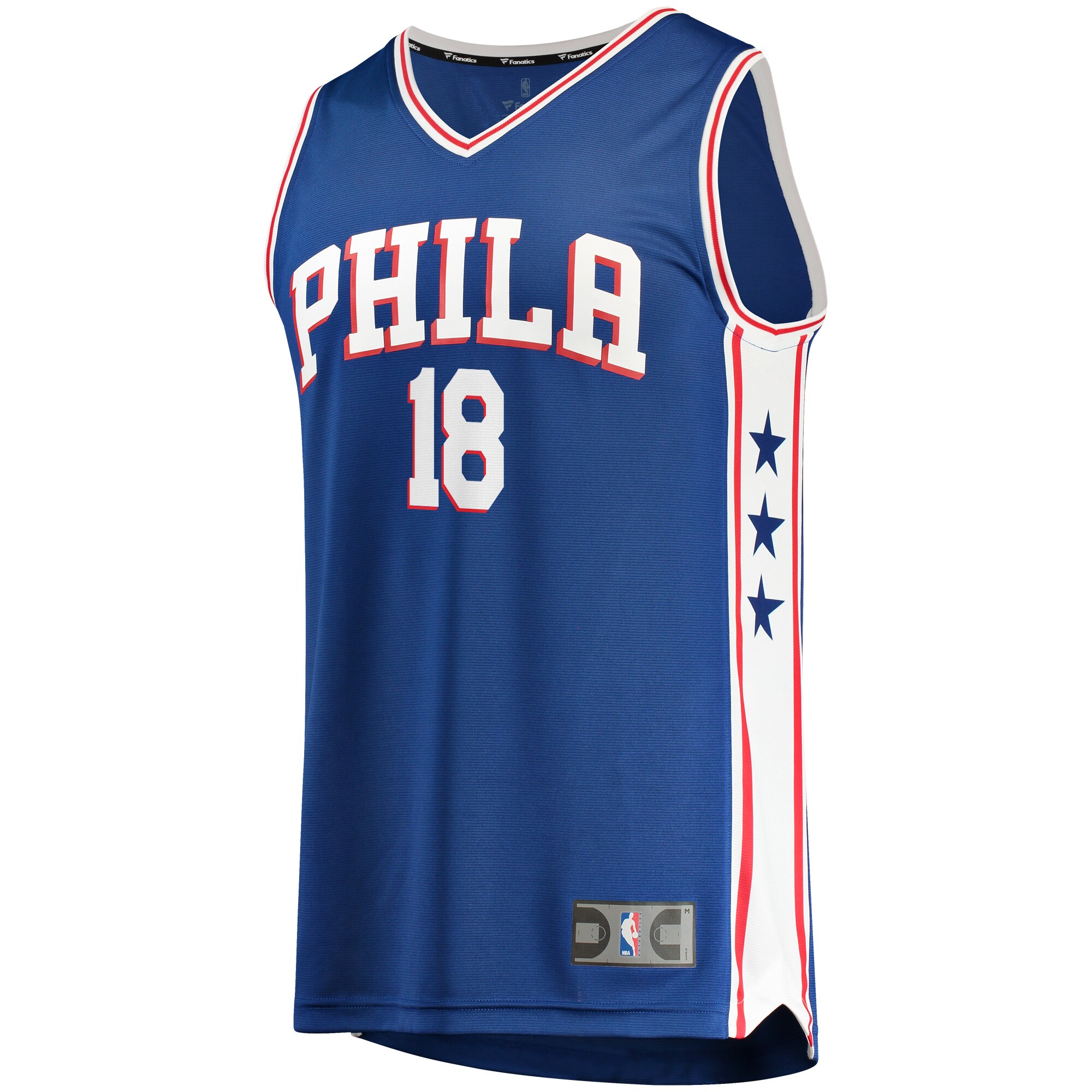 Shake Milton Philadelphia 76ers Fanatics Branded Fast Break Replica Jersey - Icon Edition - Royal