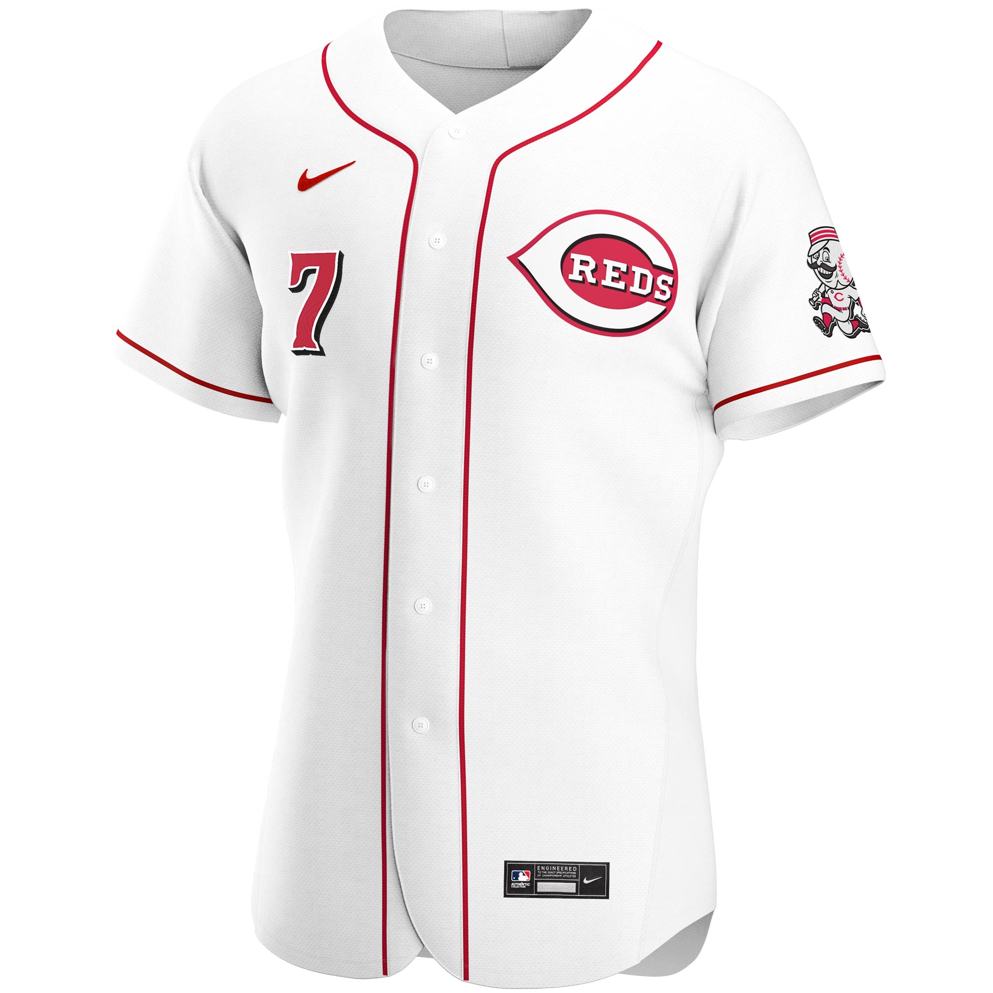 Men's Nike Eugenio Suarez White Cincinnati Reds Home Authentic Player Jersey