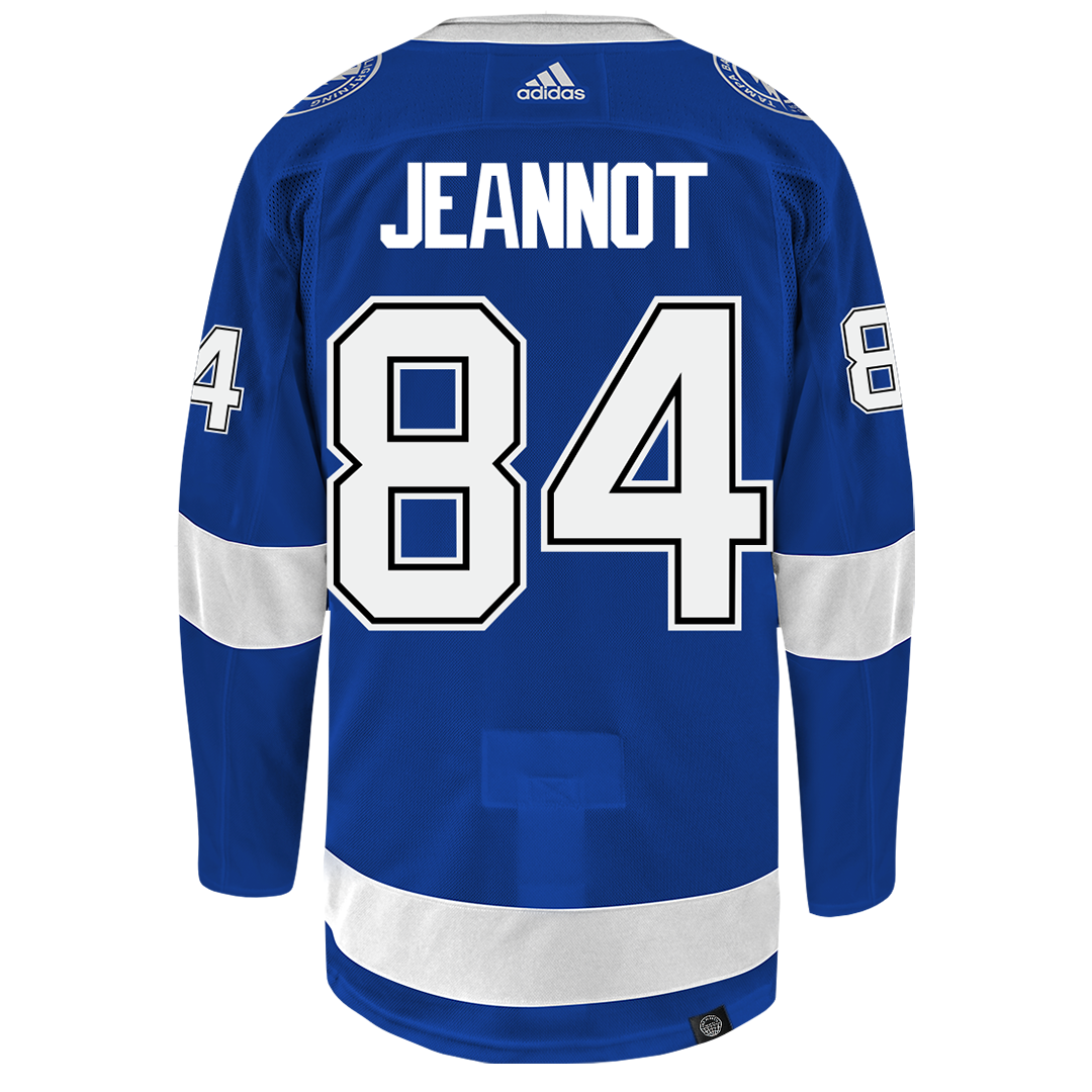 Tanner Jeannot Tampa Bay Lightning Adidas Primegreen Authentic NHL Hockey Jersey