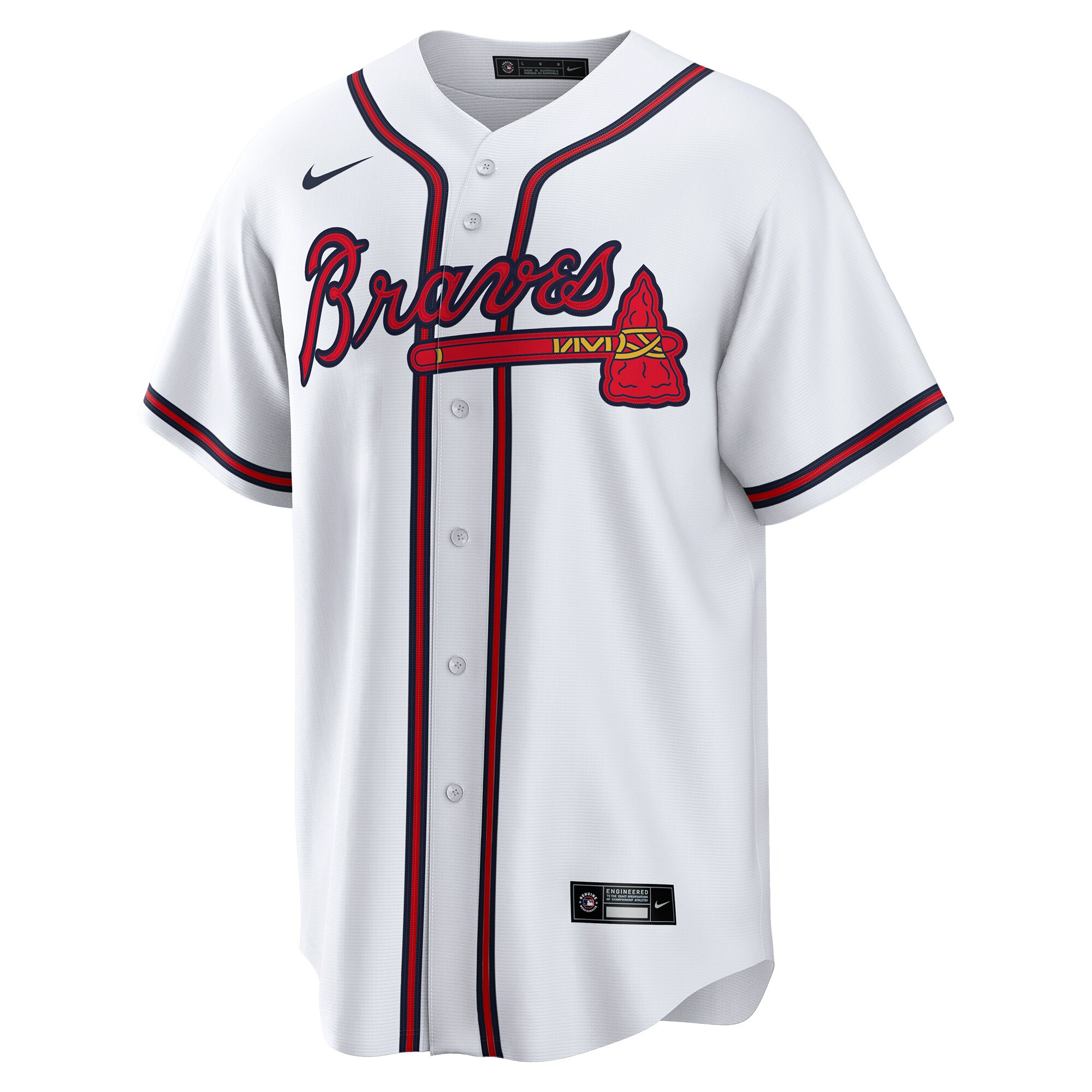 Joe Jimenez Atlanta Braves Nike Home  Replica Player Jersey - White