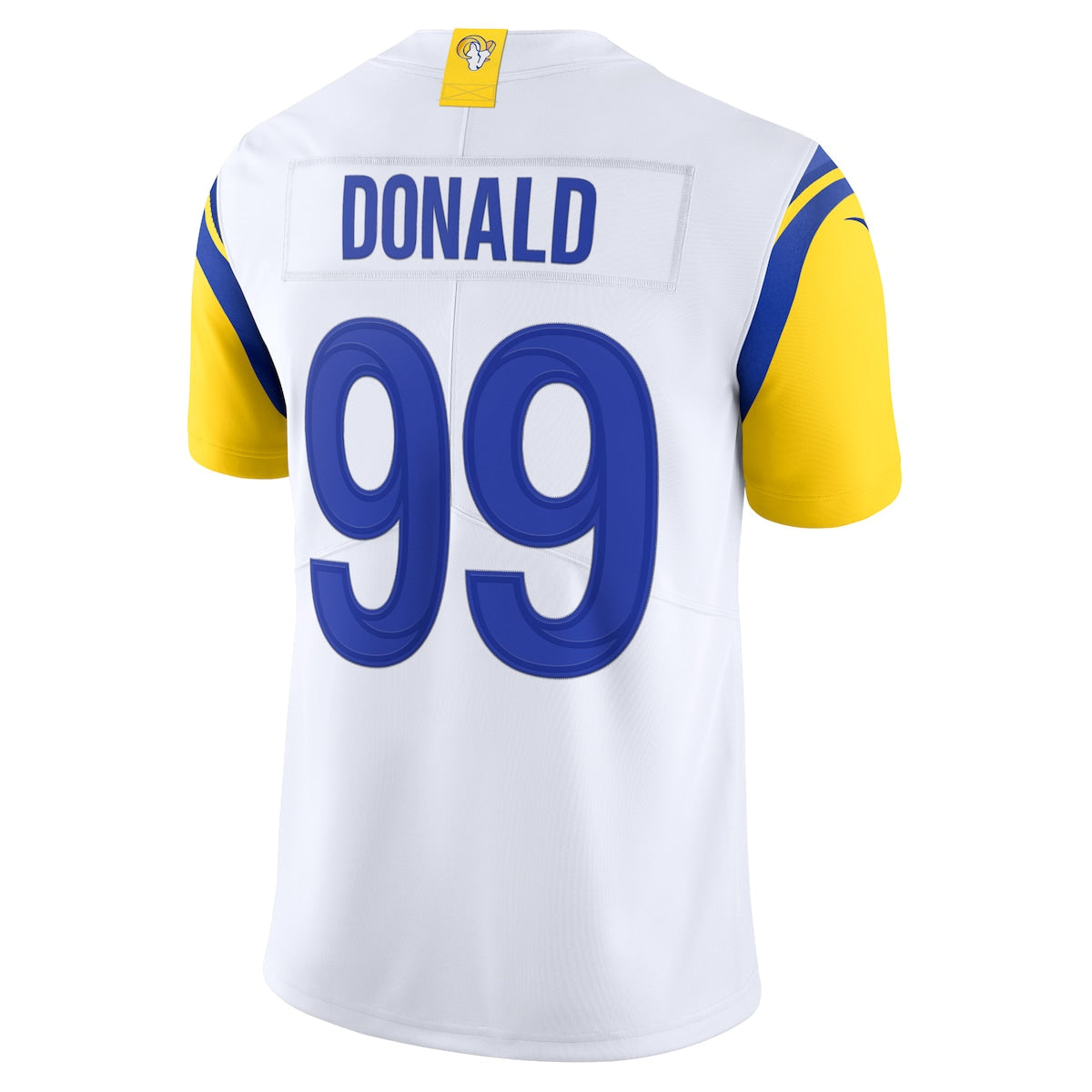 Men's Aaron Donald Nike Rams Bone Vapor Limited Jersey - White