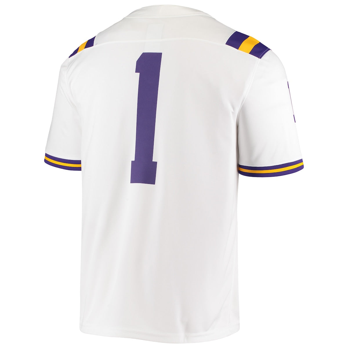 Men's  Nike LSU #9 Game Jersey - White