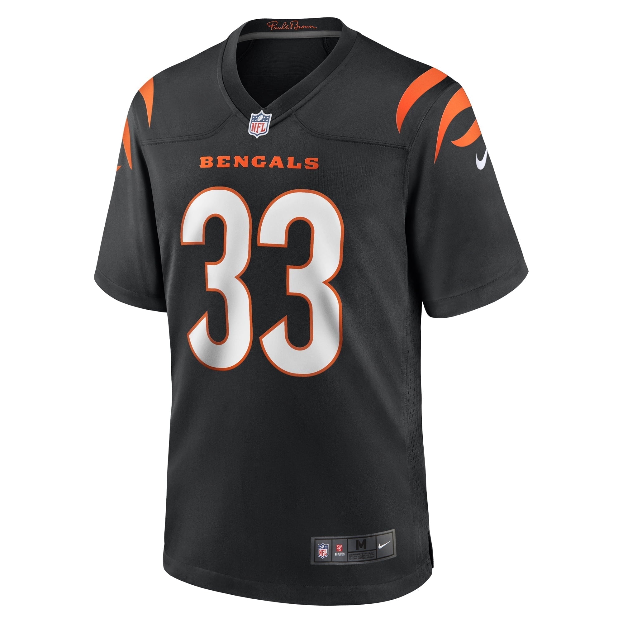 Men's Nike Nick Scott Black Cincinnati Bengals Game Player Jersey