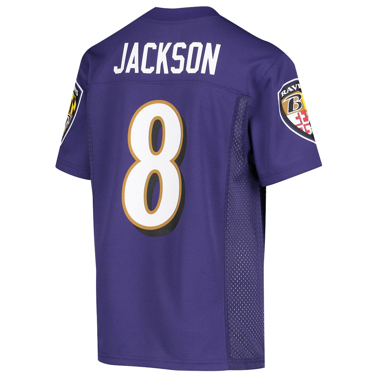Boys' Grade School Lamar Jackson Outerstuff Ravens Replica Jersey - Purple