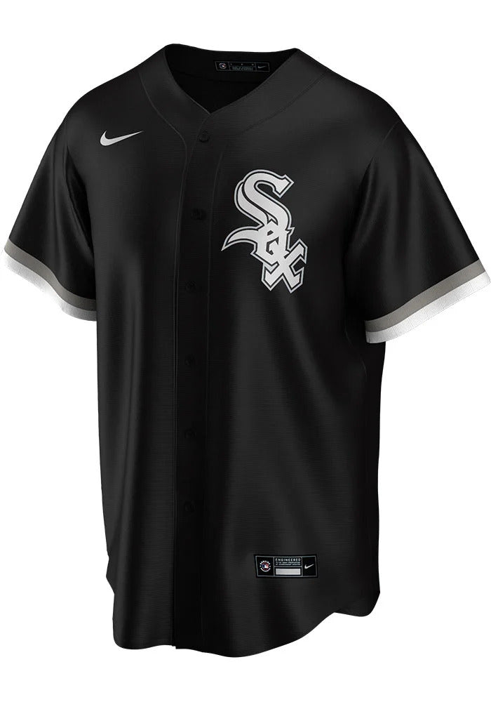 Men's Chicago White Sox Jose Abreu Black Alternate Replica Player Name Jersey