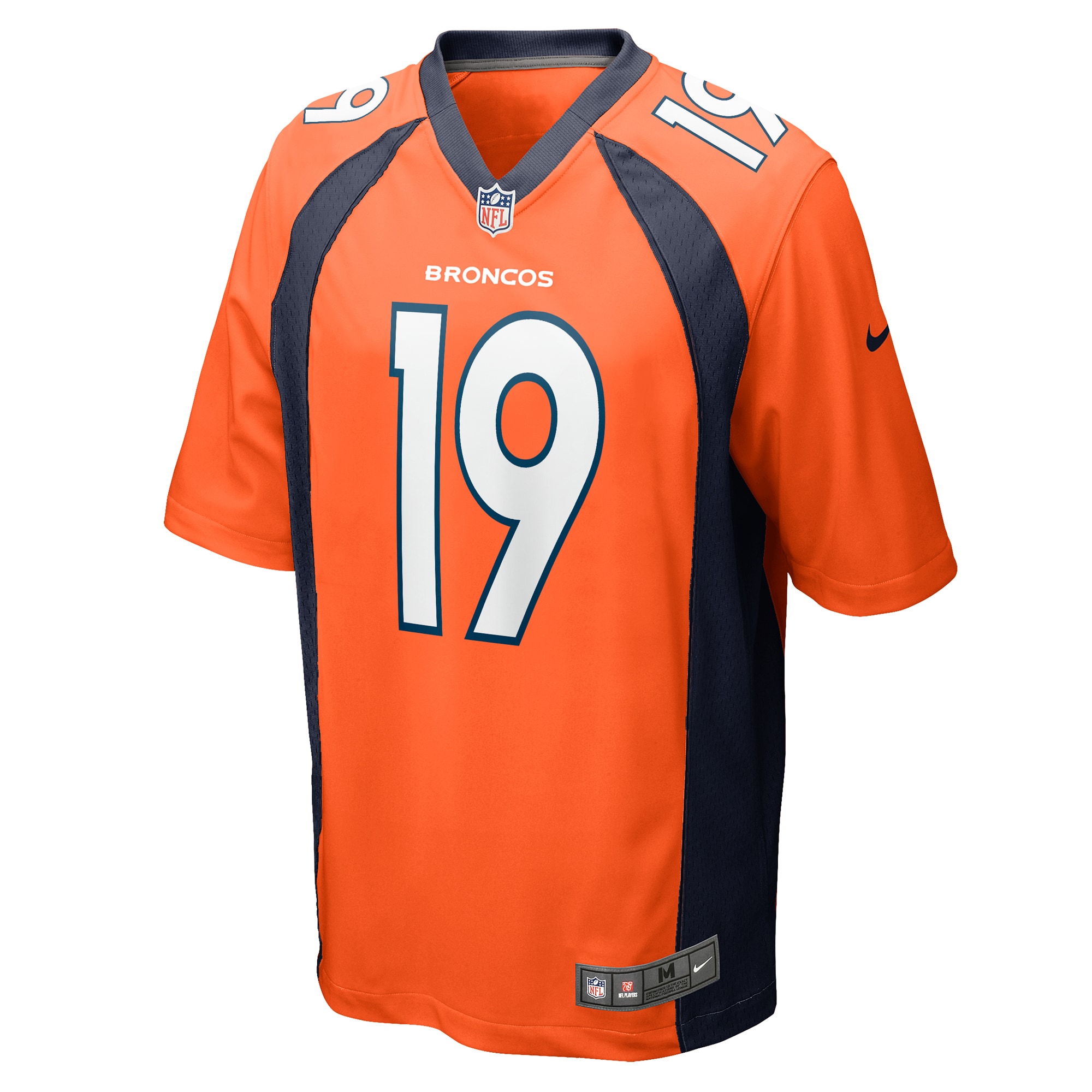Marvin Mims Jr Denver Broncos Nike Team Game Jersey -  Orange