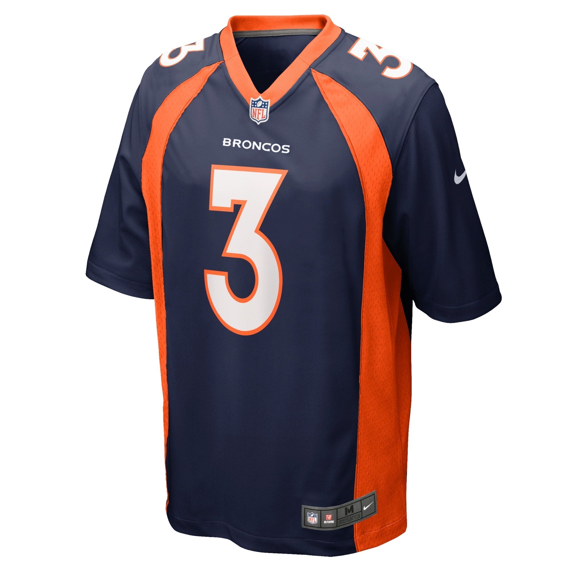 Youth Nike  Russell Wilson  Navy Denver Broncos Game Jersey