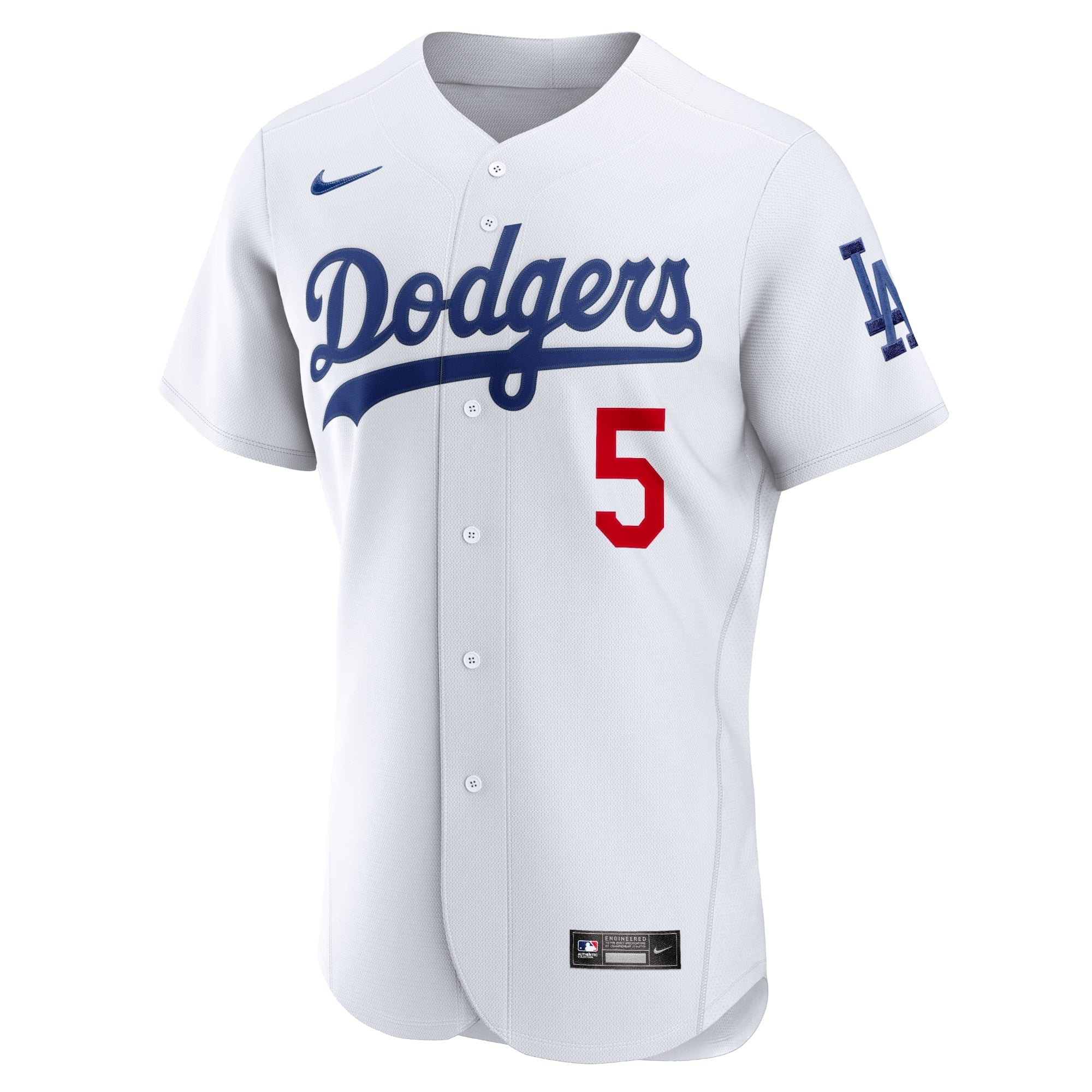 Men's Nike Freddie Freeman White Los Angeles Dodgers Authentic Player Jersey