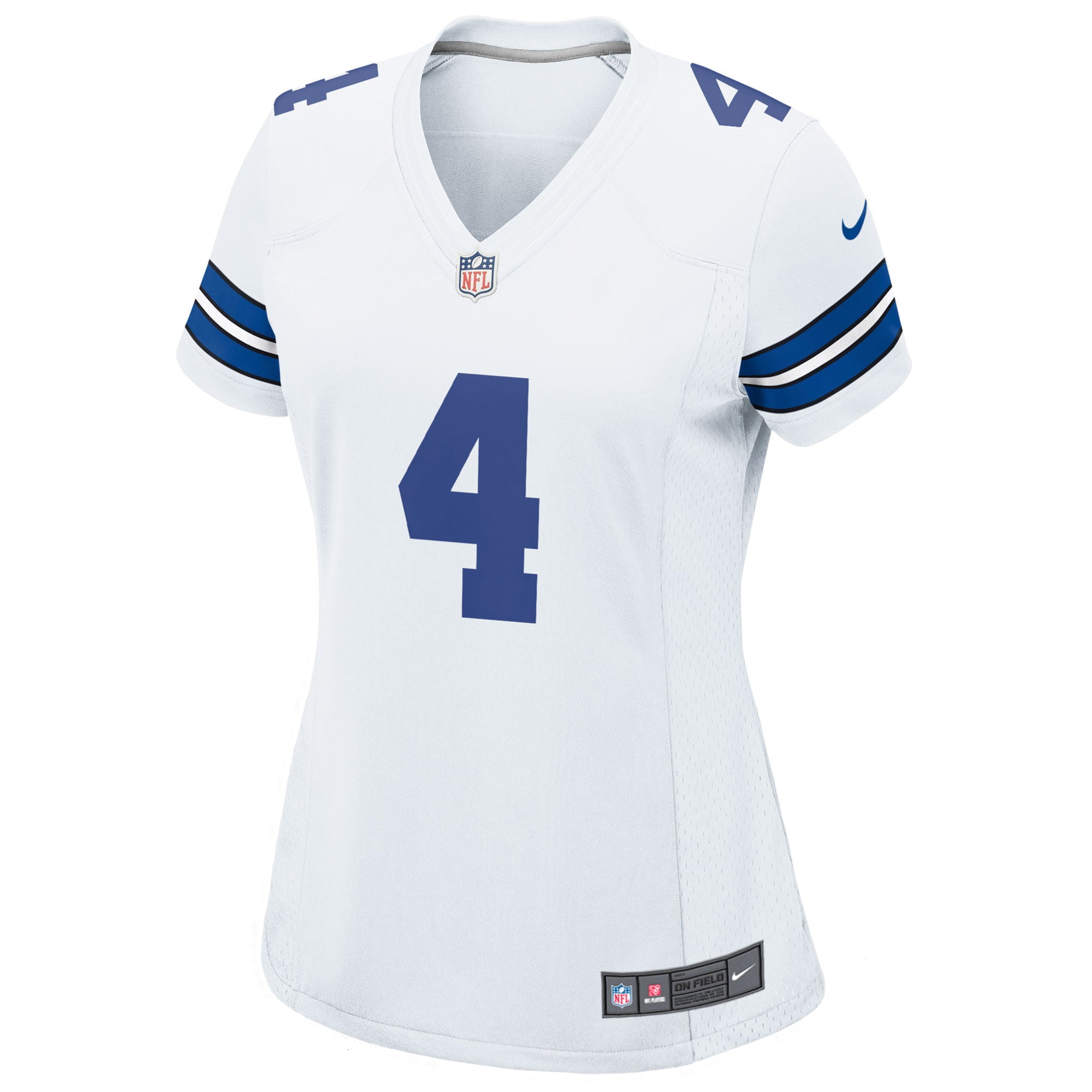 Women's Nike Dak Prescott White Dallas Cowboys Team Game Jersey